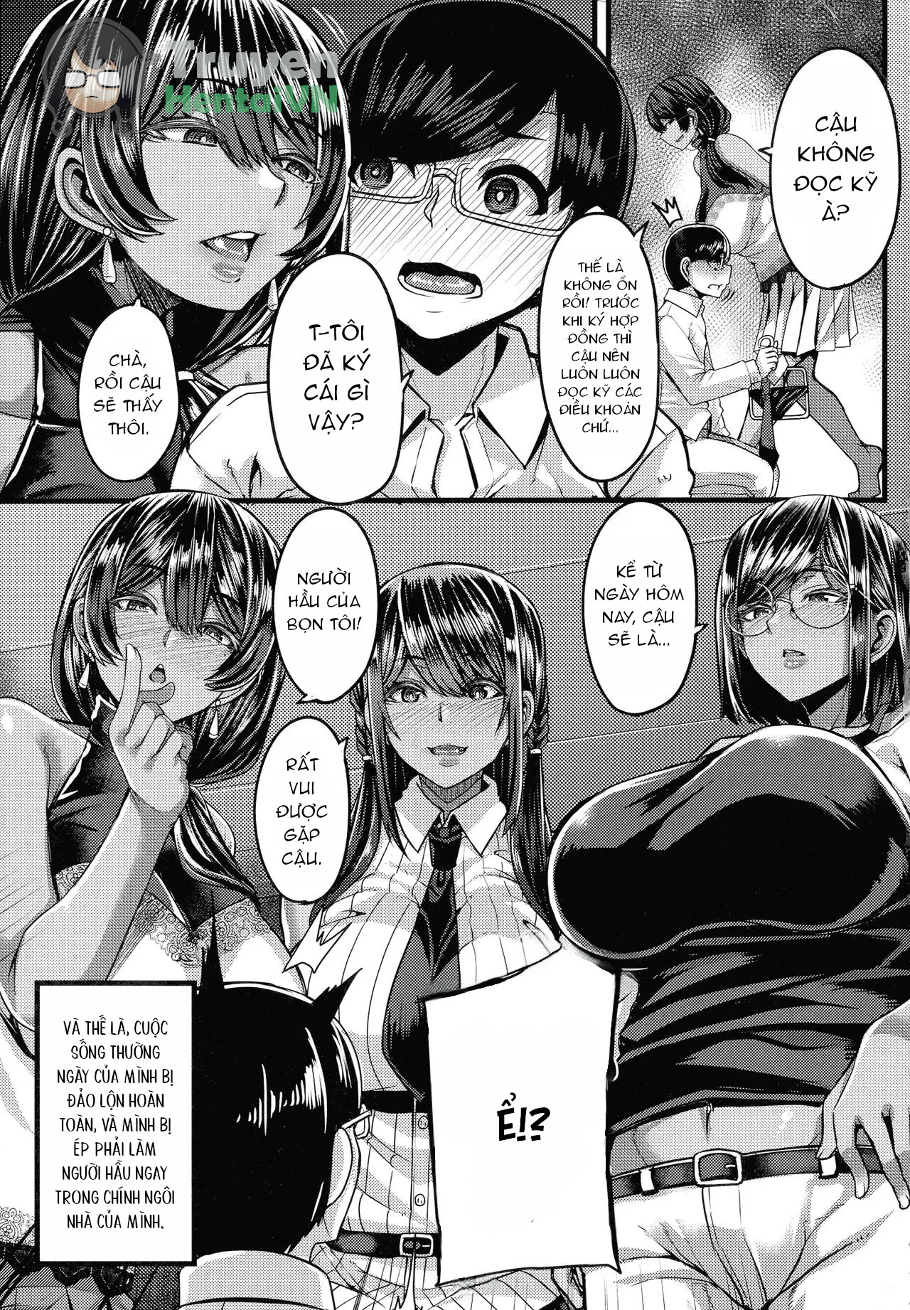 Đọc truyện hentai Kasshoku Hime to Himitsu no Keiyaku - Chap 1