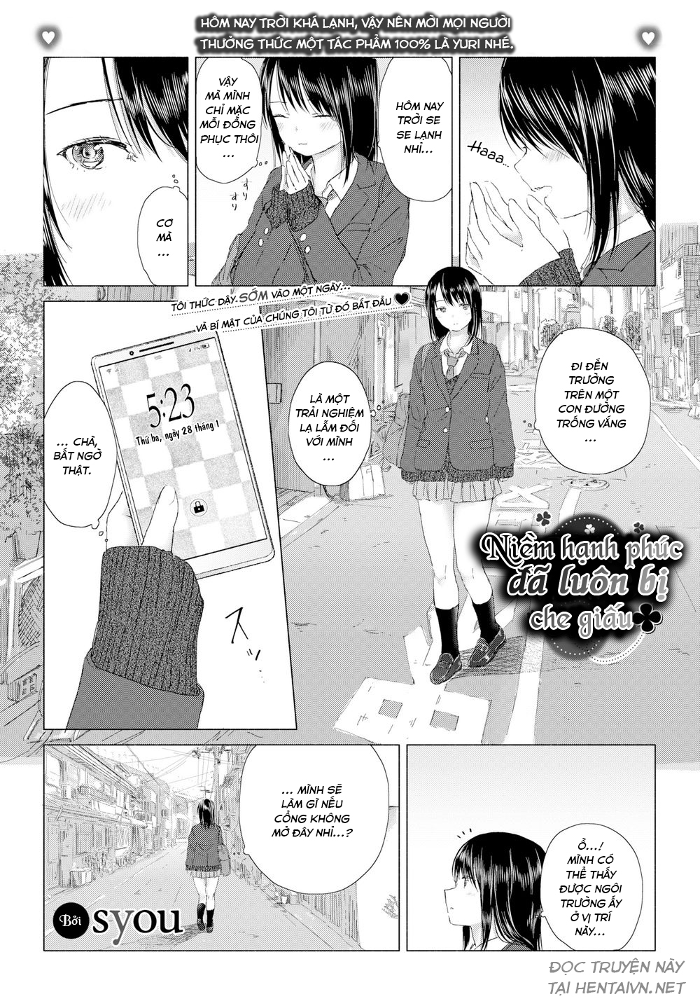 Đọc truyện hentai Niềm hạnh phúc đã luôn bị che giấu - Oneshot