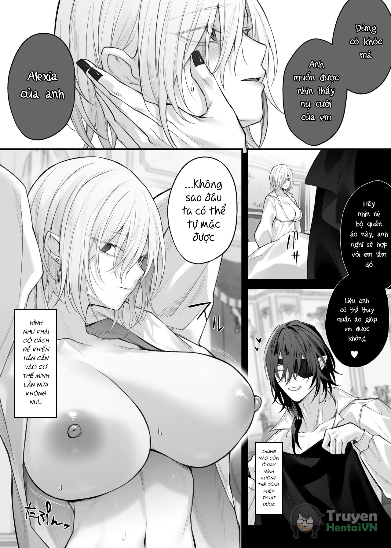Đọc truyện hentai Juketsu no Majo Alexia wa Mou Otoko ni Modorenai - Chap 2