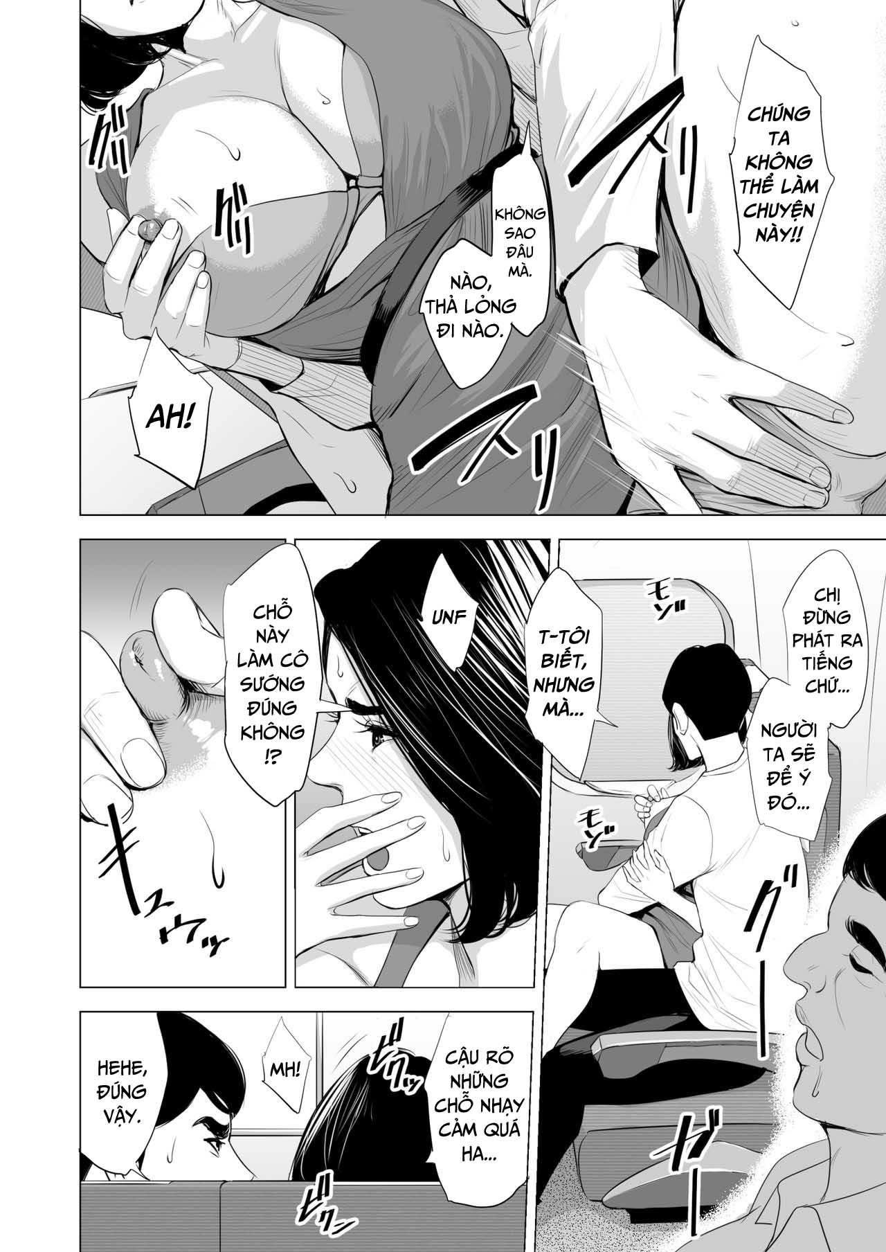 Đọc truyện hentai Đang làm gì trên tàu điện vậy? - Chap 1