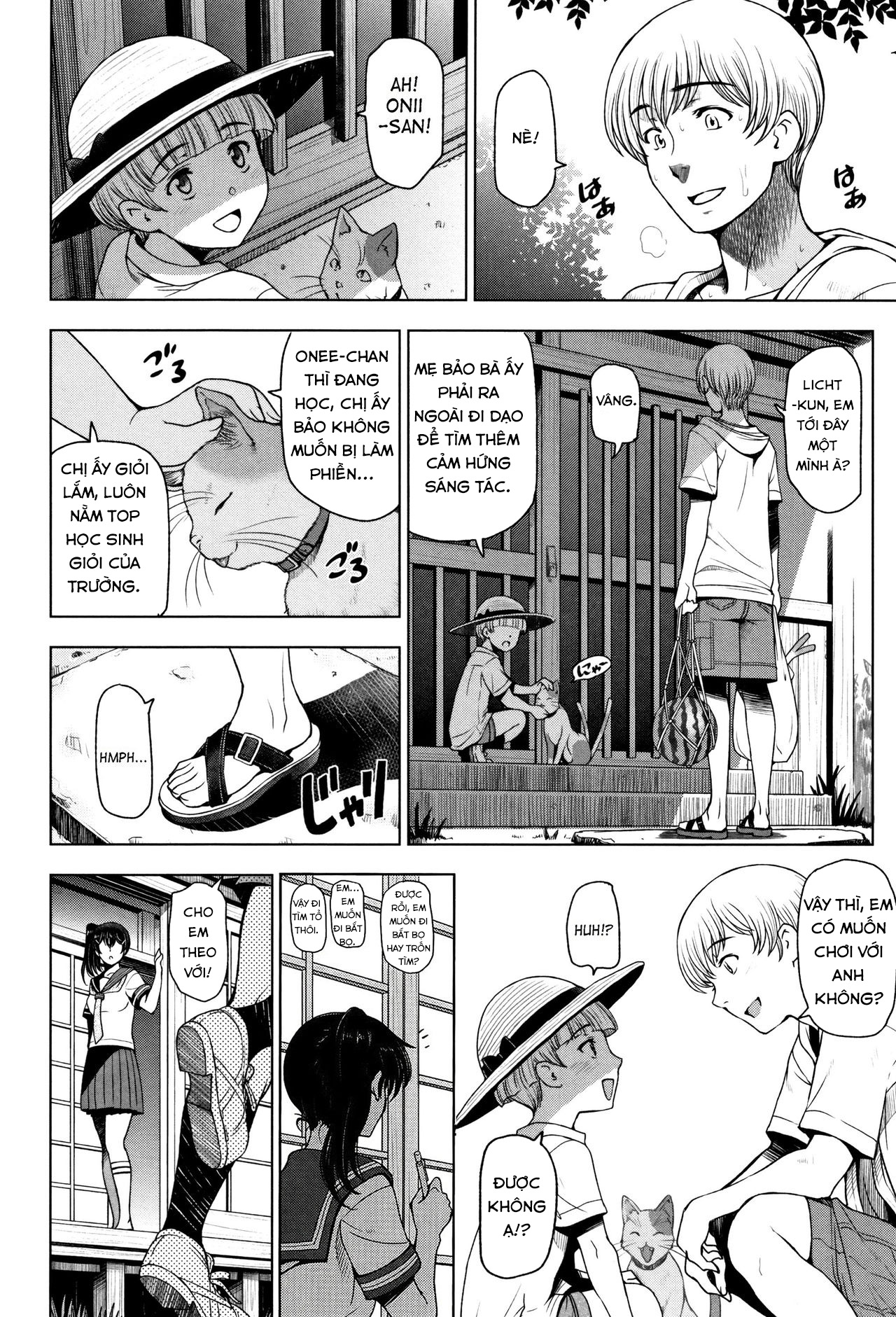 Đọc truyện hentai Natsu-jiru ~Ase ni Mamirete Gucchagucha - Chap 3