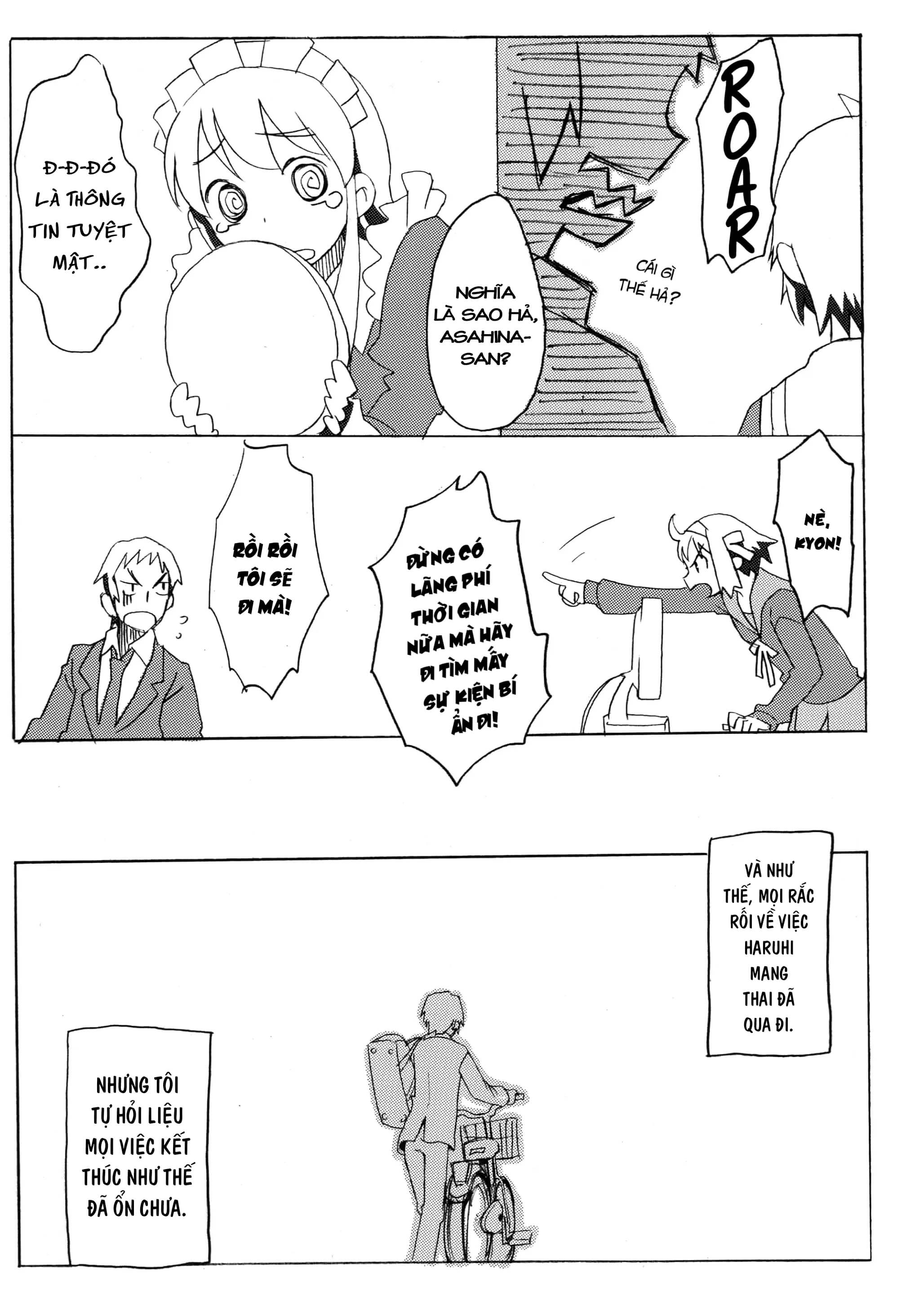 Đọc truyện hentai Cái thai của Suzumiya Haruhi - Oneshot