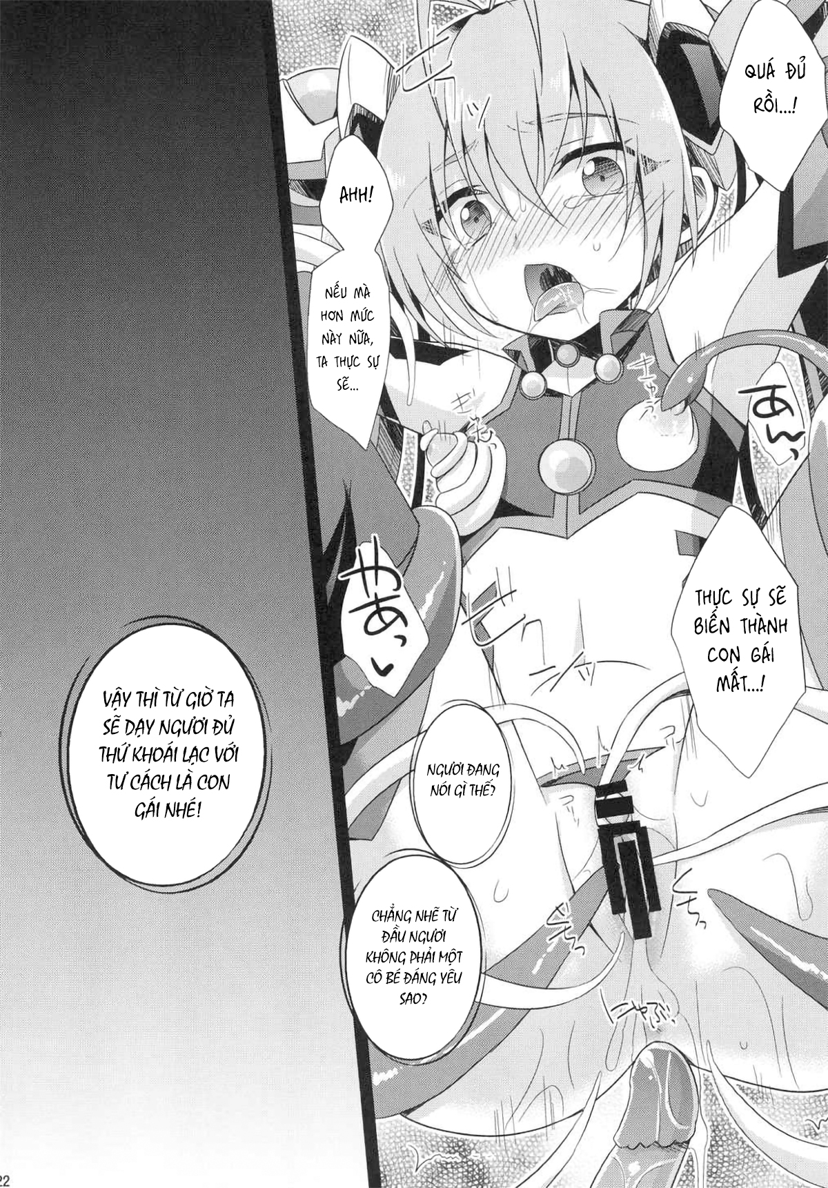 Đọc truyện hentai Hai bím đỏ tươi! 2 - Oneshot