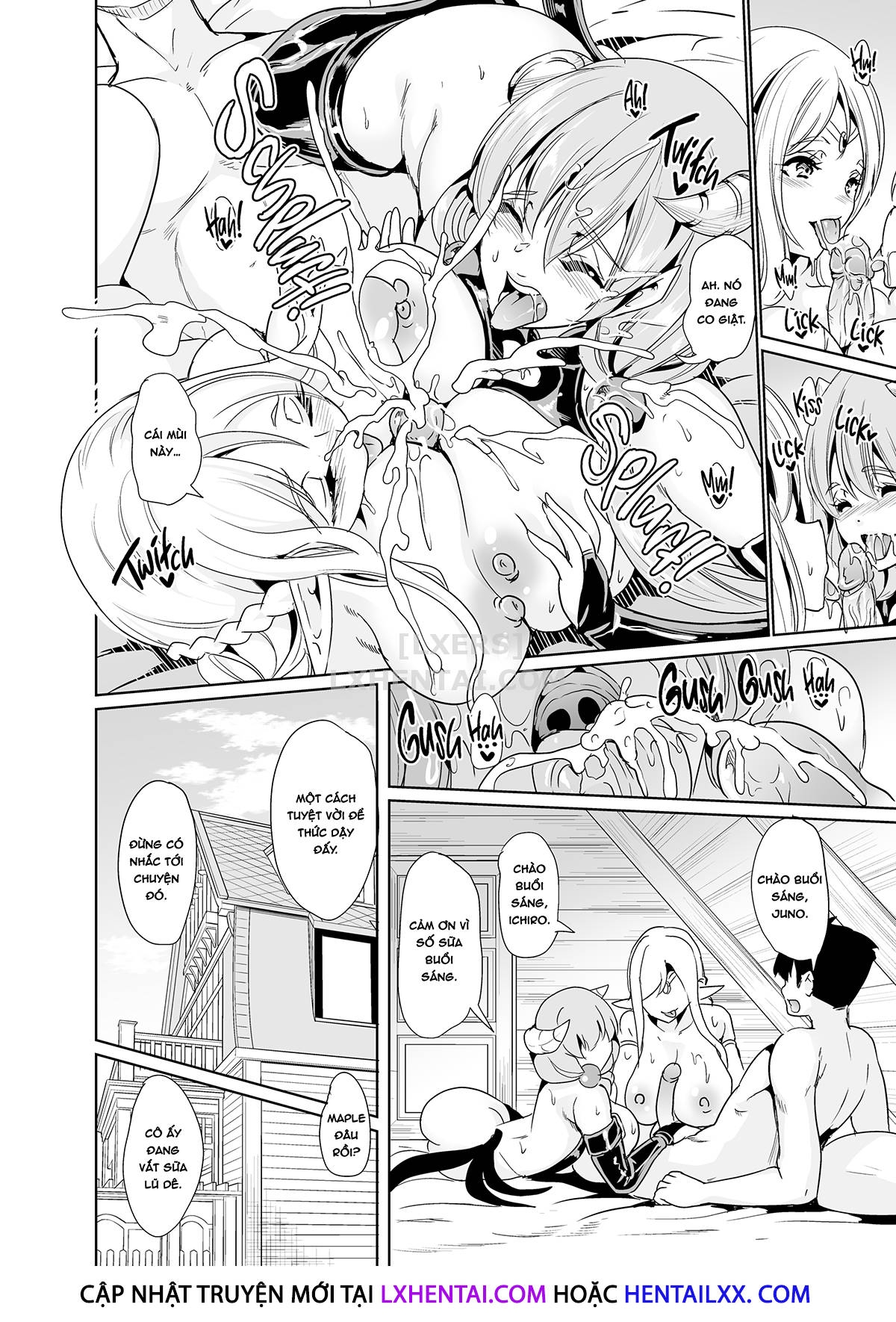 Đọc truyện hentai My Harem in Another World Collection - Chap 9 - Defeated by Dick, Fucking for Justice