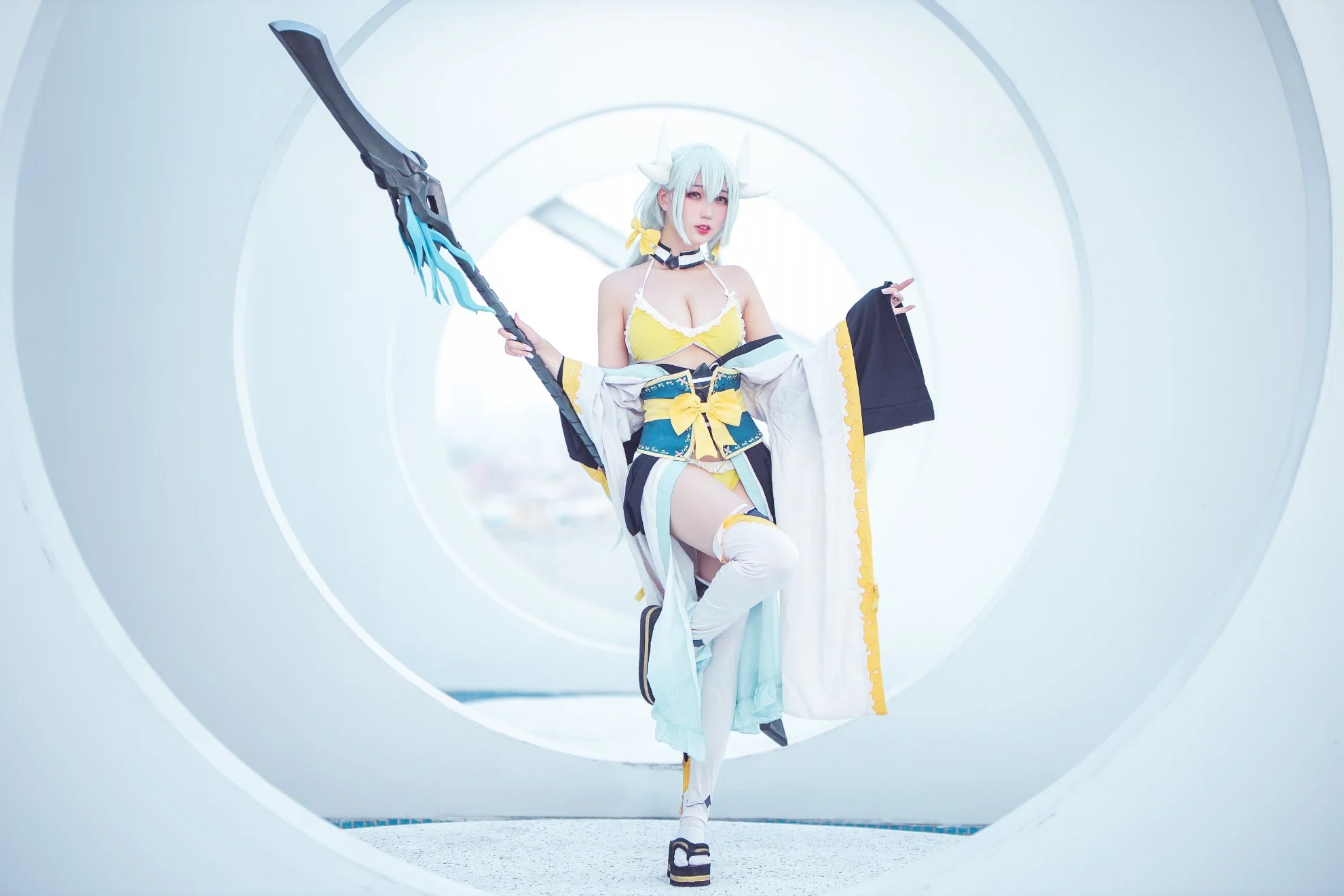 Đọc truyện hentai Tuyển tập Albums siêu phẩm Cosplay - Chap 888 - Zhou Ji is a cute rabbit NO.031 Qing Ji