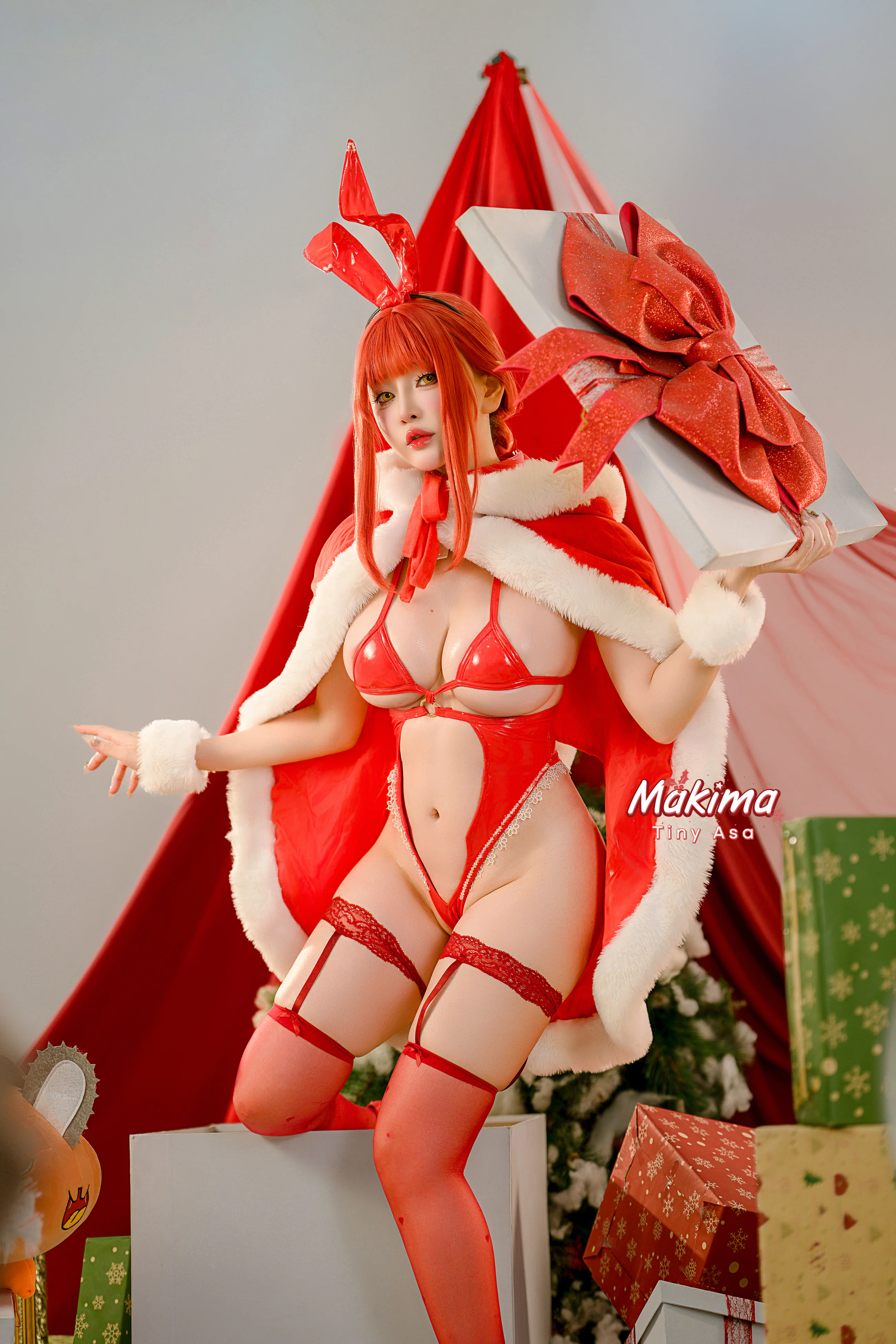 Đọc truyện hentai Tuyển tập Albums siêu phẩm Cosplay - Chap 1347 - Tiny Asa - Makima Noel (Chainsaw Man)