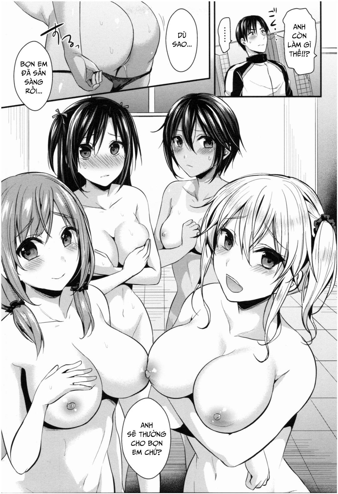 Đọc truyện hentai Joshi Rikujoubu Harem Training - Chap 6