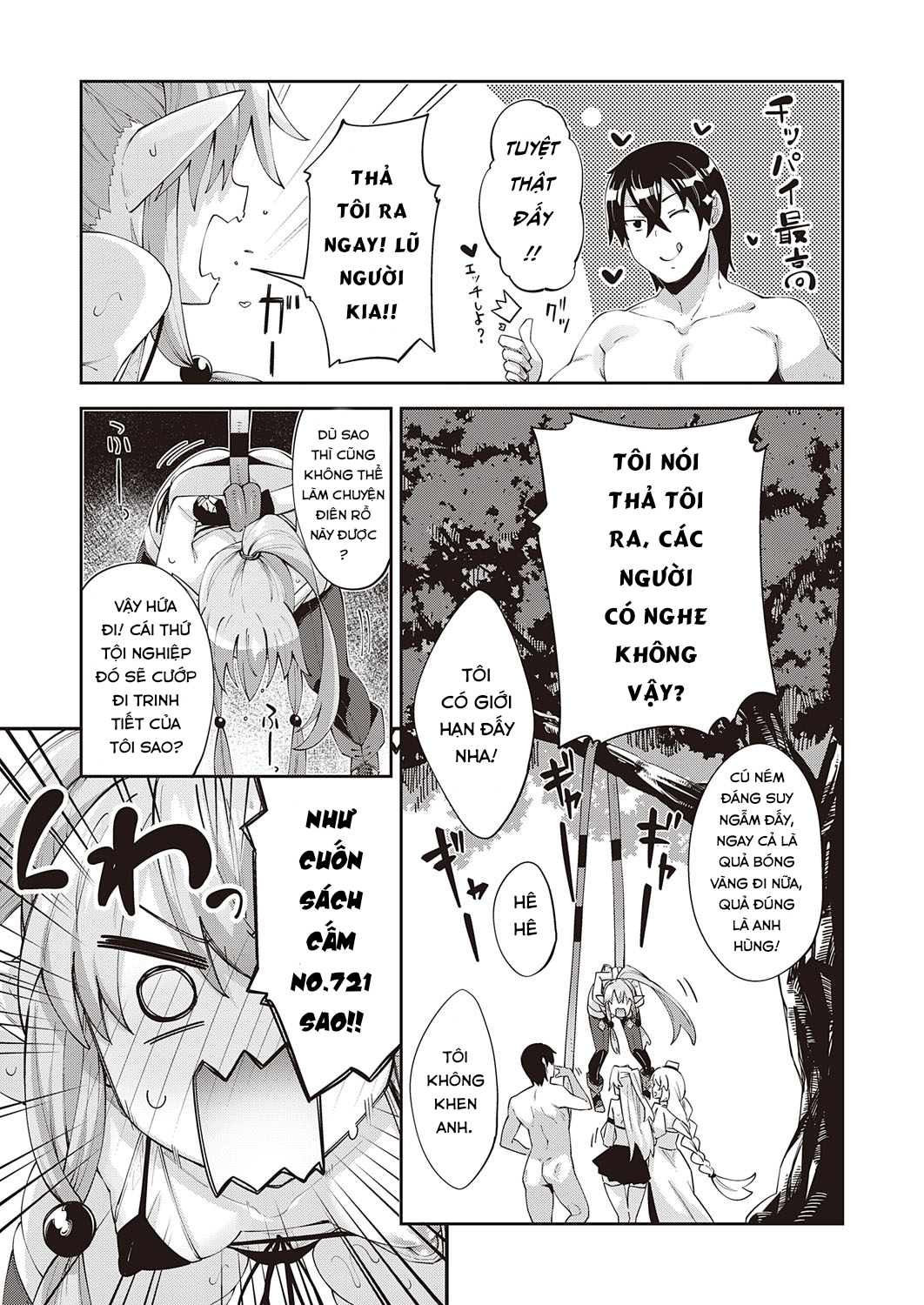 Đọc truyện hentai Iseaki Kitanode Sukebe Skill de Zenryoku Ouka Siyouto Omou - Chap 3