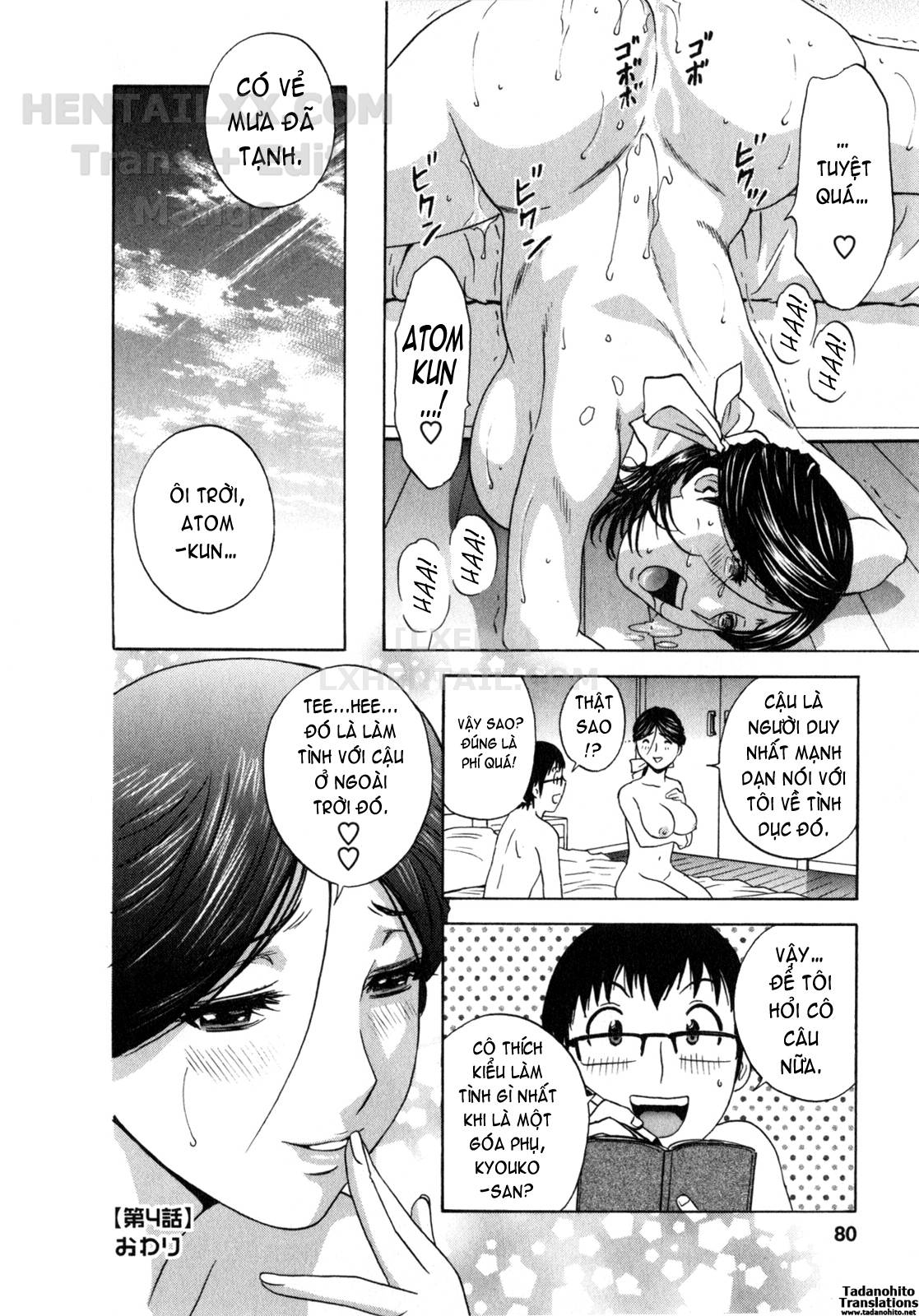 Đọc truyện hentai Life With Married Women Just Like A Manga - Chap 4