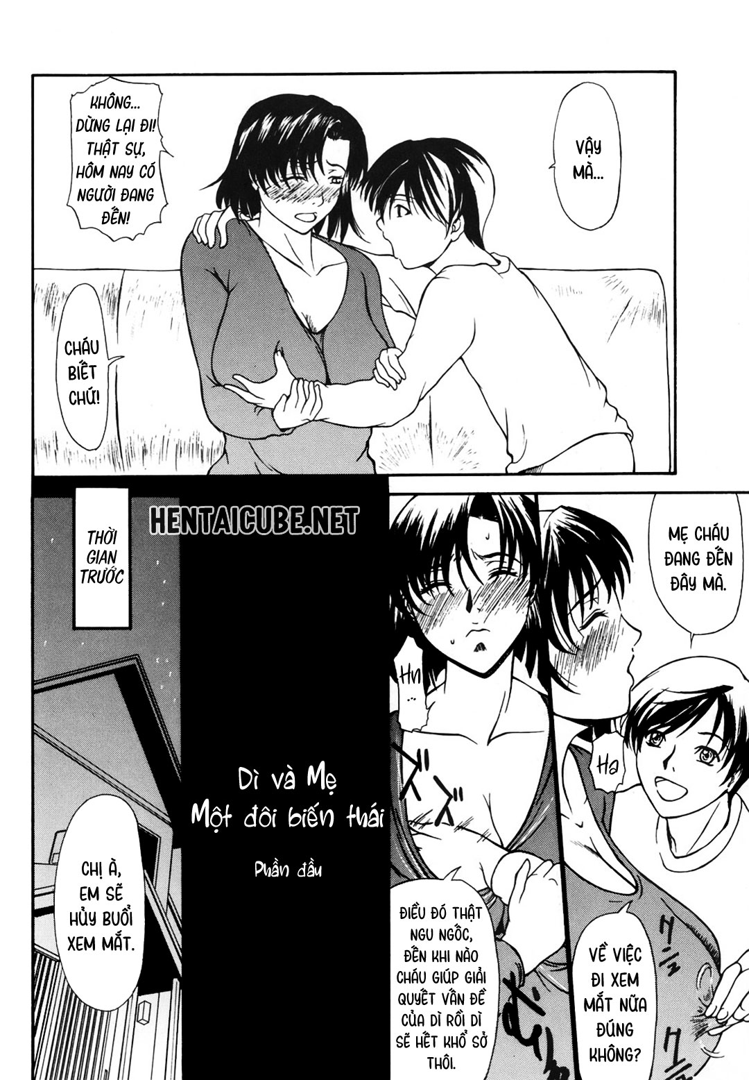 Đọc truyện hentai Mẹ và dì Bộ đôi biến thái - Chap 1