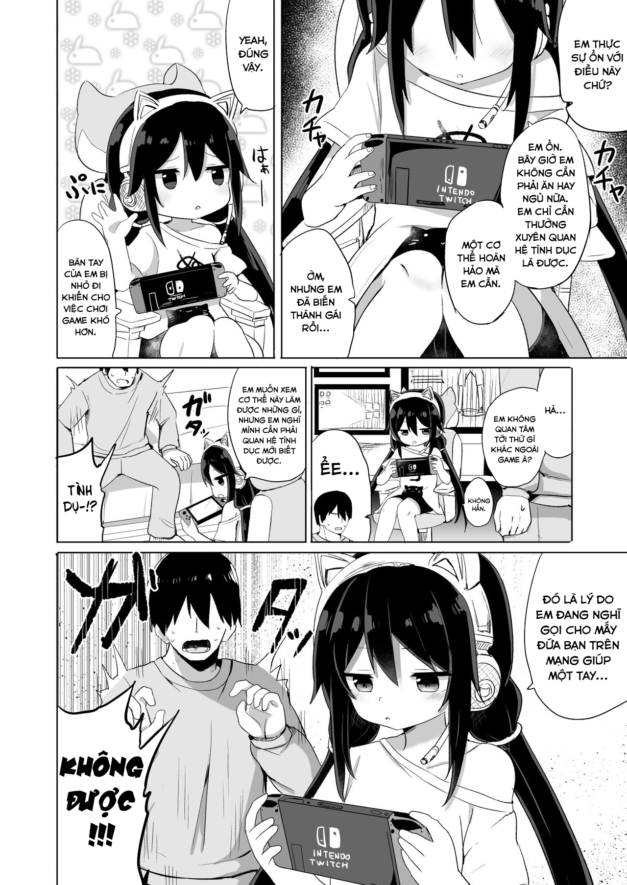 Đọc truyện hentai Đứa em trai succubus - Oneshot - Ngọt