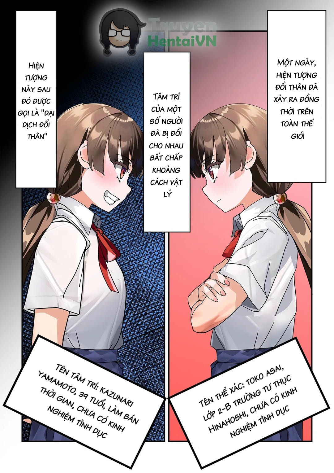 Đọc truyện hentai His life, Her swap: The Case of Toko Asai - Oneshot