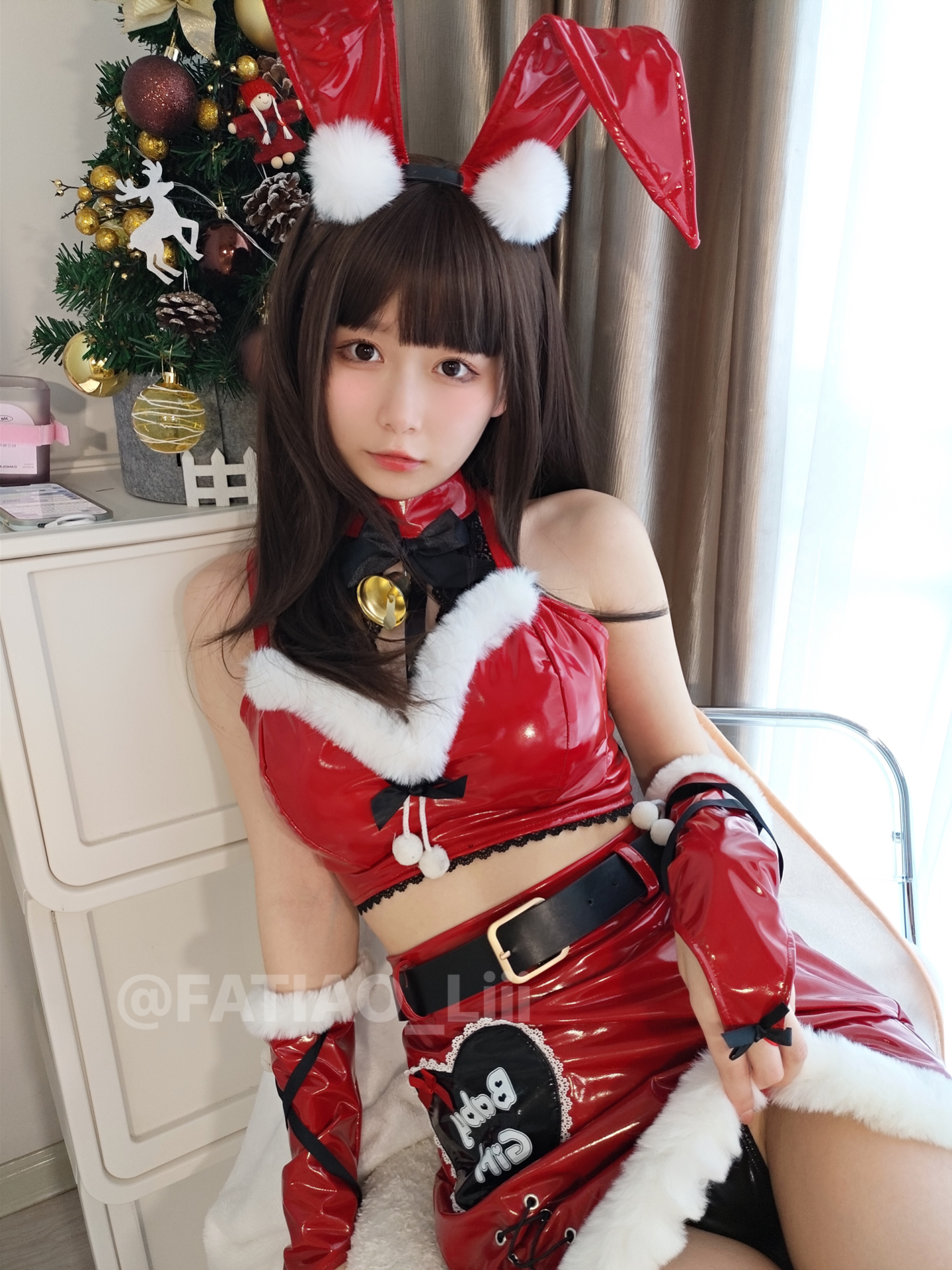 Đọc truyện hentai Tuyển tập Albums siêu phẩm Cosplay - Chap 331 - (Kajo girl) – Snowy Christmas