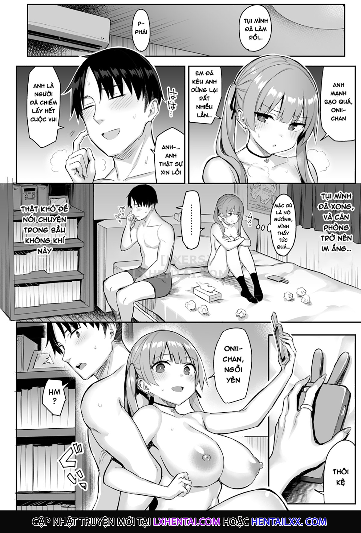 Đọc truyện hentai Moto InCha no Kyonyuu Yariman Imouto ga Erosugite, Onii-chan wa Mou...!! - Chap 1