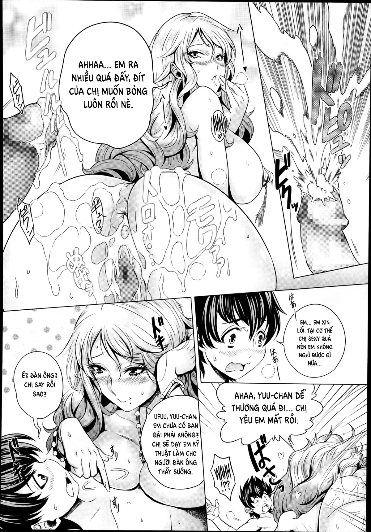 Đọc truyện hentai Bà chị vừa về nước đã bị tôi cho một đống tinh vào mồm - Oneshot