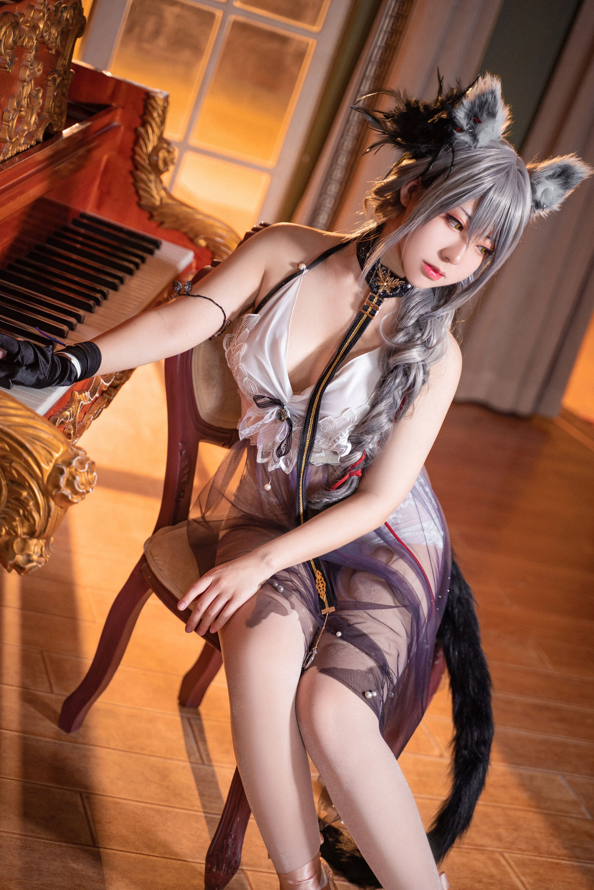 Đọc truyện hentai Tuyển tập Albums siêu phẩm Cosplay - Chap 464 - Tiger Sensen - Arknights - Schwarz