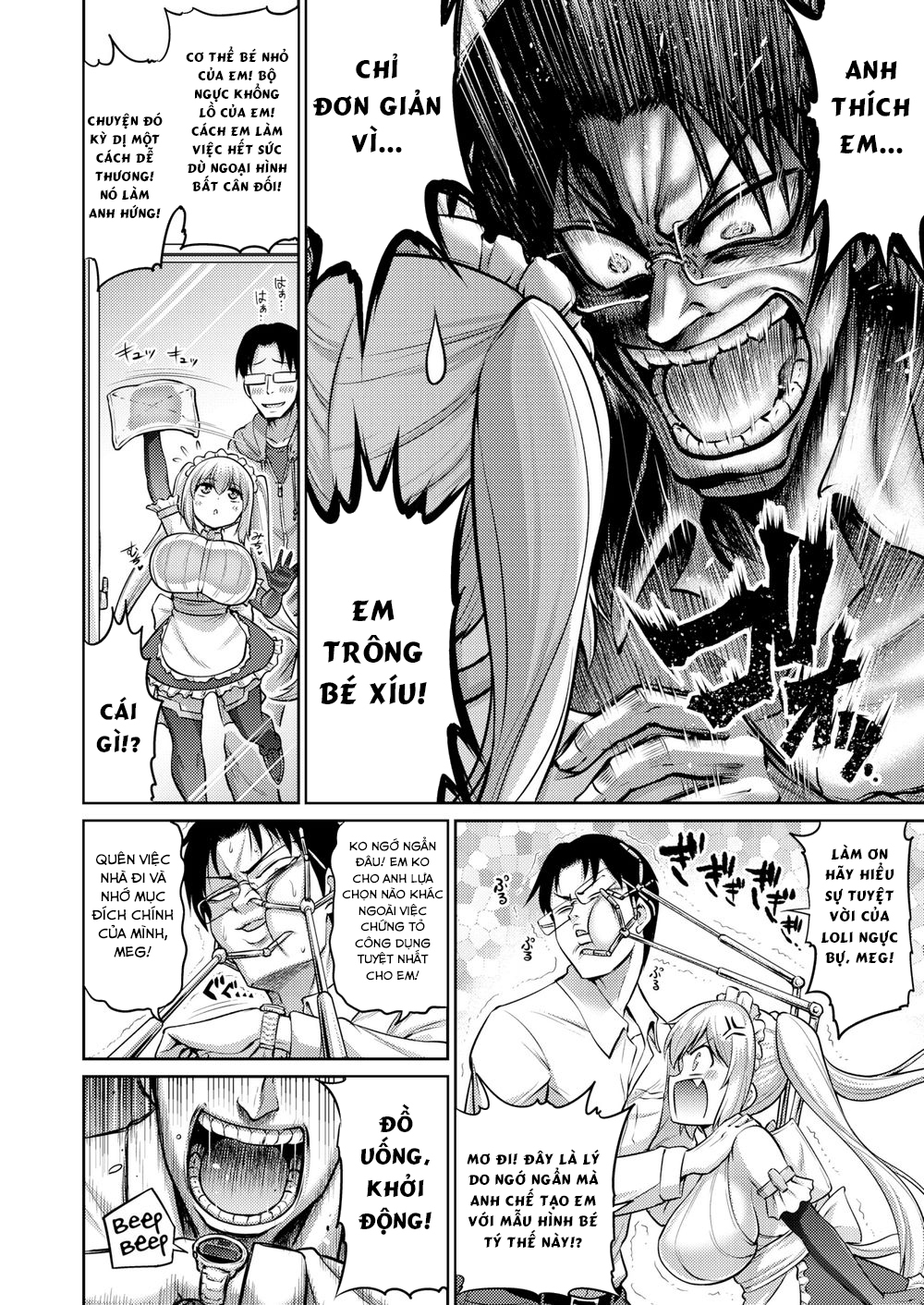 Đọc truyện hentai I Love Your Mini Huge Self! - Oneshot