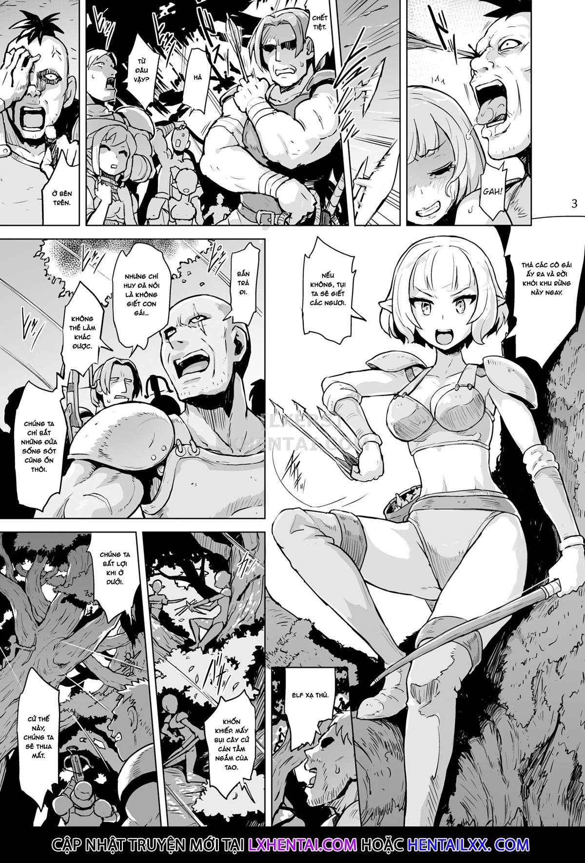 Đọc truyện hentai The Song Of The Lust-Crazed Elves - Oneshot