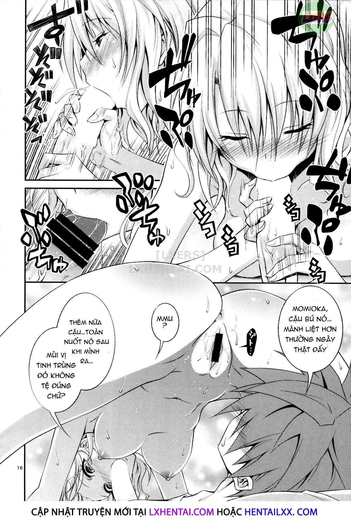 Đọc truyện hentai Momioka's Horniness - Oneshot