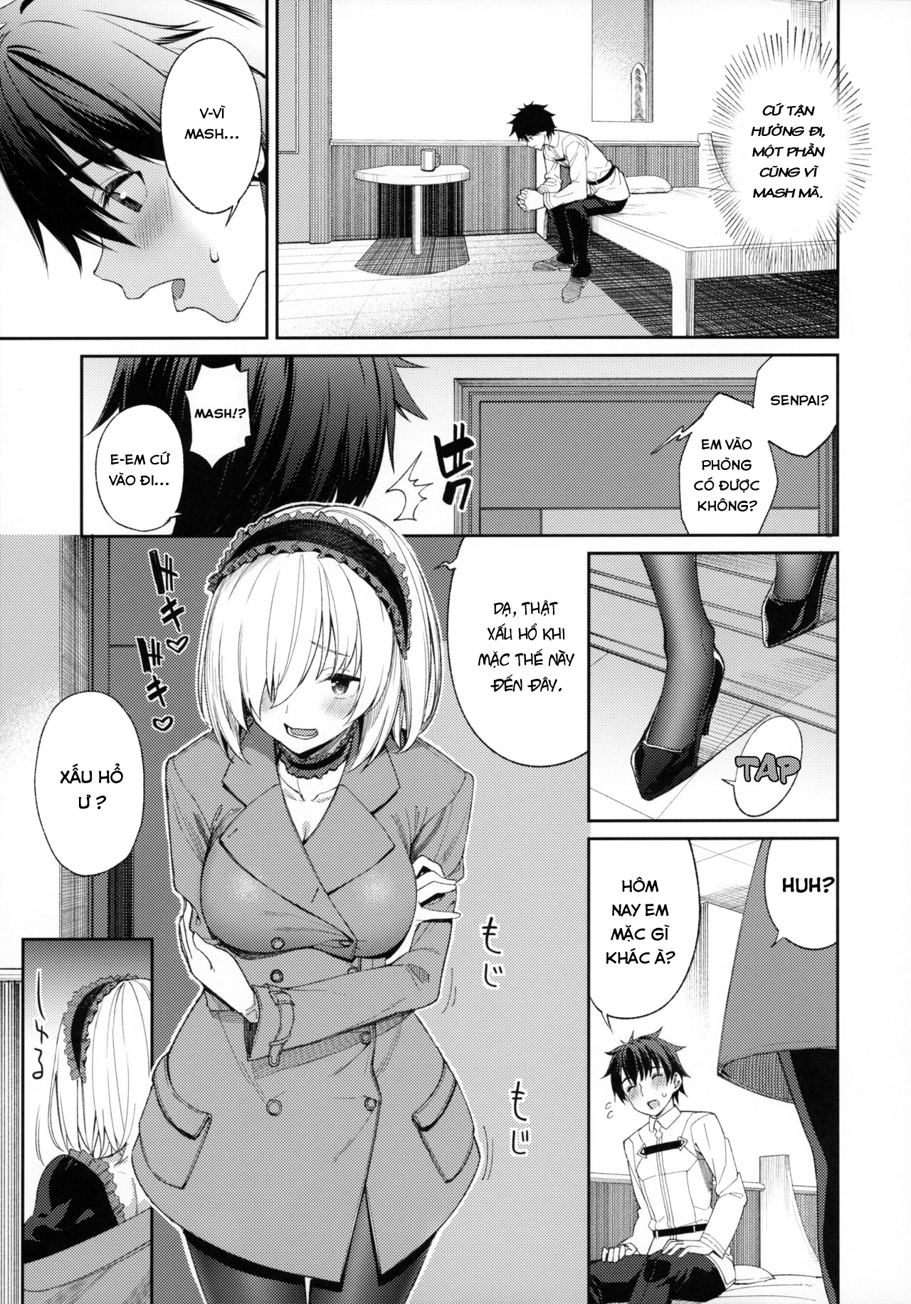 Đọc truyện hentai Mash ga Tonikaku Guigui Kuru Hon (Fate/Grand Order) - Oneshot