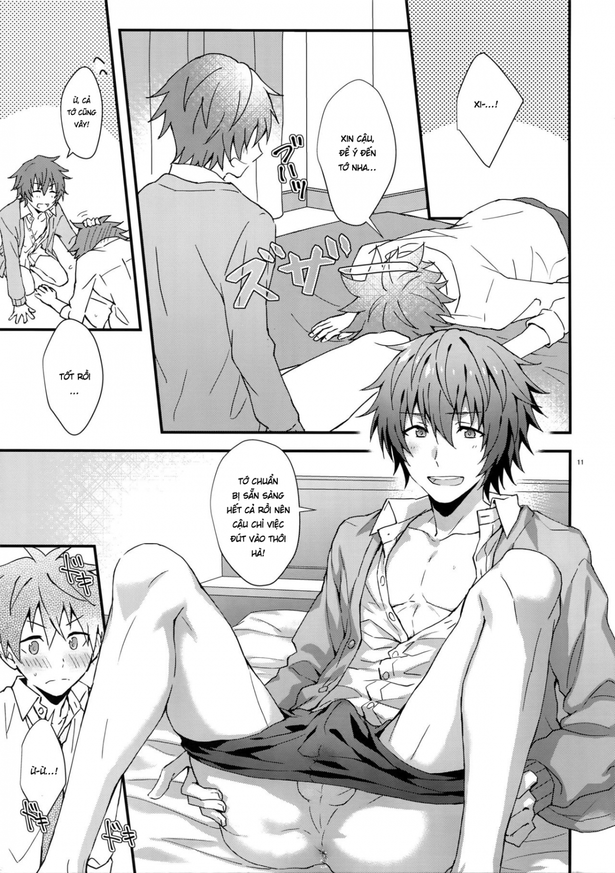 Đọc truyện hentai [Yaoi] Thoát kiếp trai tân! - Oneshot