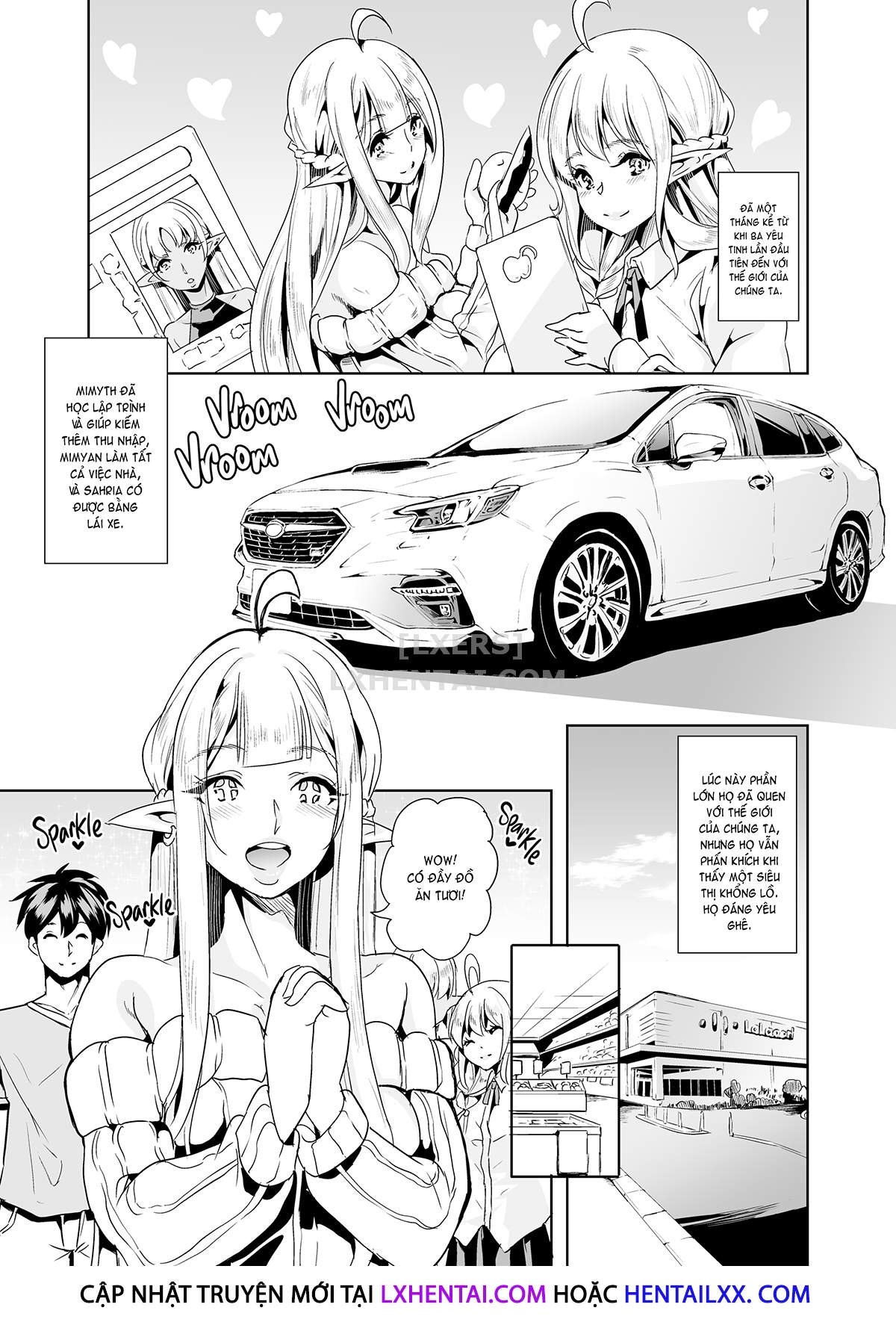 Đọc truyện hentai Slutty Elf Sisters Seeking a Husband - Chap 3 - Harem Quartet