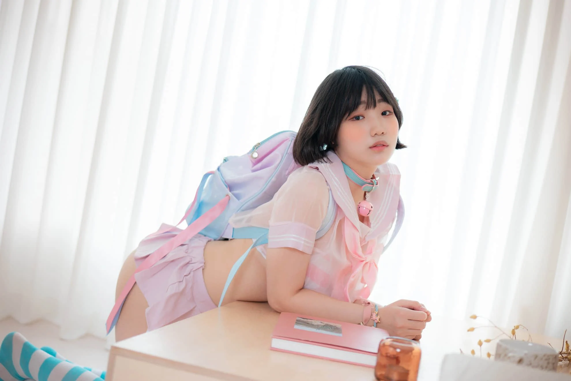 Đọc truyện hentai Tuyển tập Albums siêu phẩm Cosplay - Chap 868 - [CreamSoda] Mimmi - Belt choker