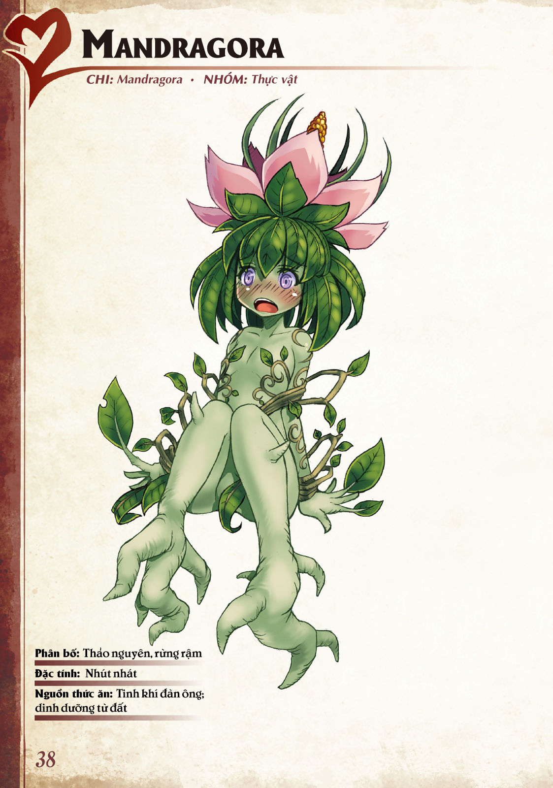 Đọc truyện hentai Bách khoa toàn thư Monstergirl - 013: Mandragora