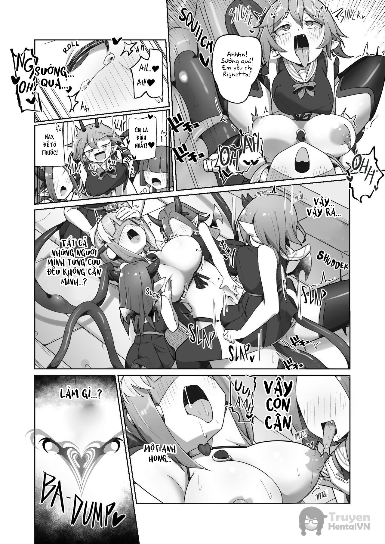 Đọc truyện hentai Mamorubeki Nakama ni Osowarechau Kibun tte Dou Desu Ka (Wara)?? - Oneshot