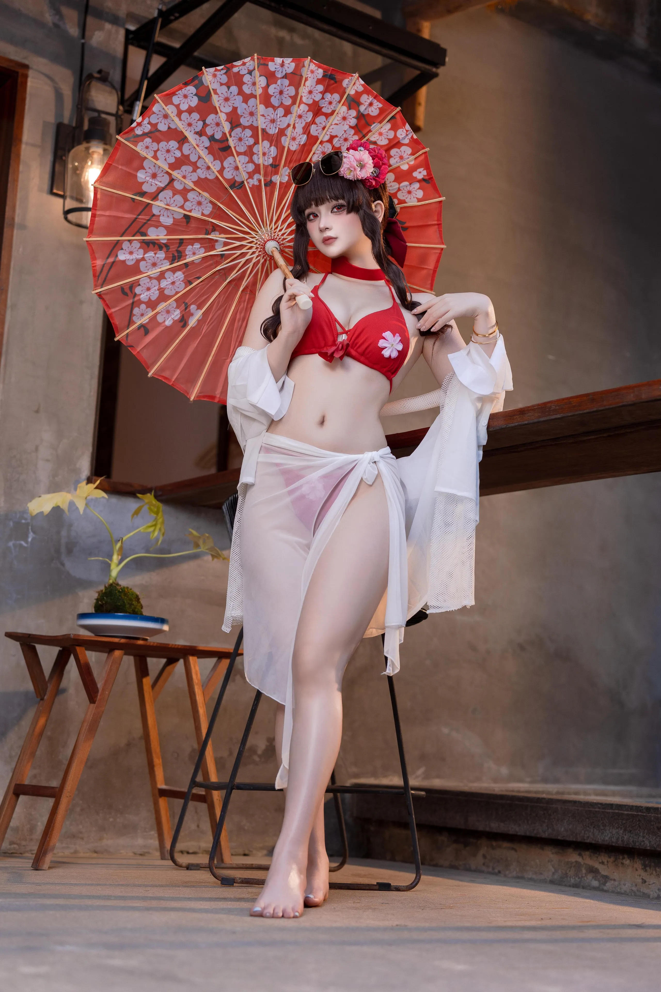 Đọc truyện hentai Tuyển tập Albums siêu phẩm Cosplay - Chap 966 - Fish - Sakura Swimsuit