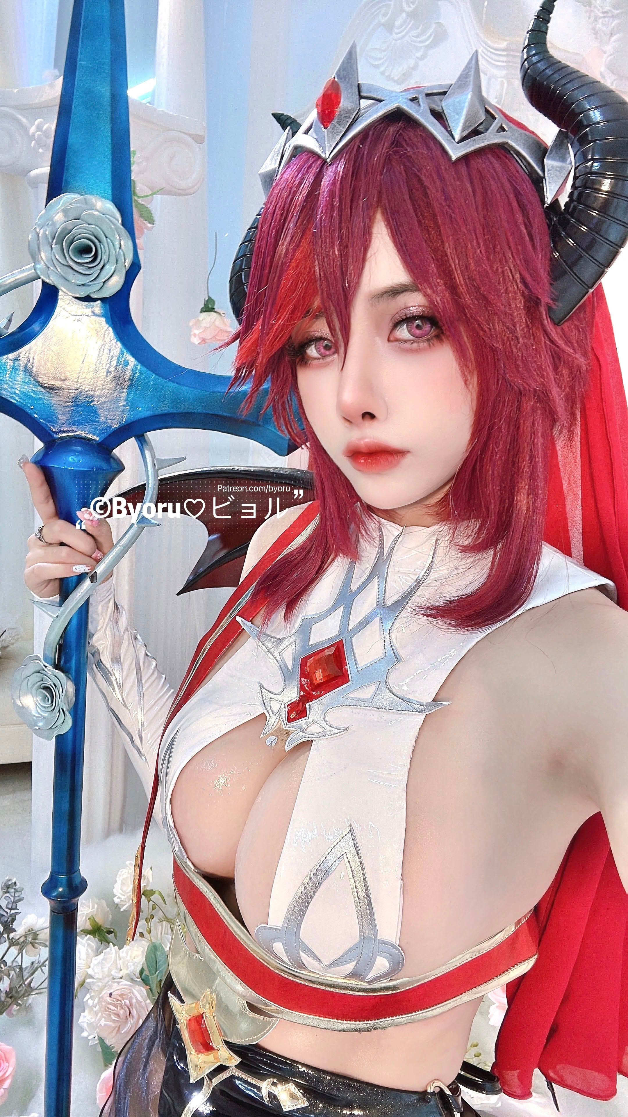 Đọc truyện hentai Tuyển tập Albums siêu phẩm Cosplay - Chap 1215 - Byoru - Rosaria Succubus (Genshin Impact)