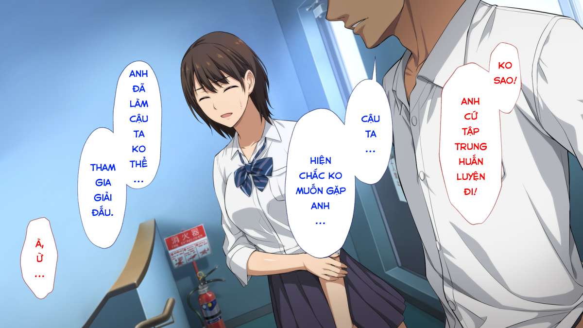 Đọc truyện hentai Netorareta JoshiMane ~Migite no Daida wa Ace no Kanojo~ - Chap 4