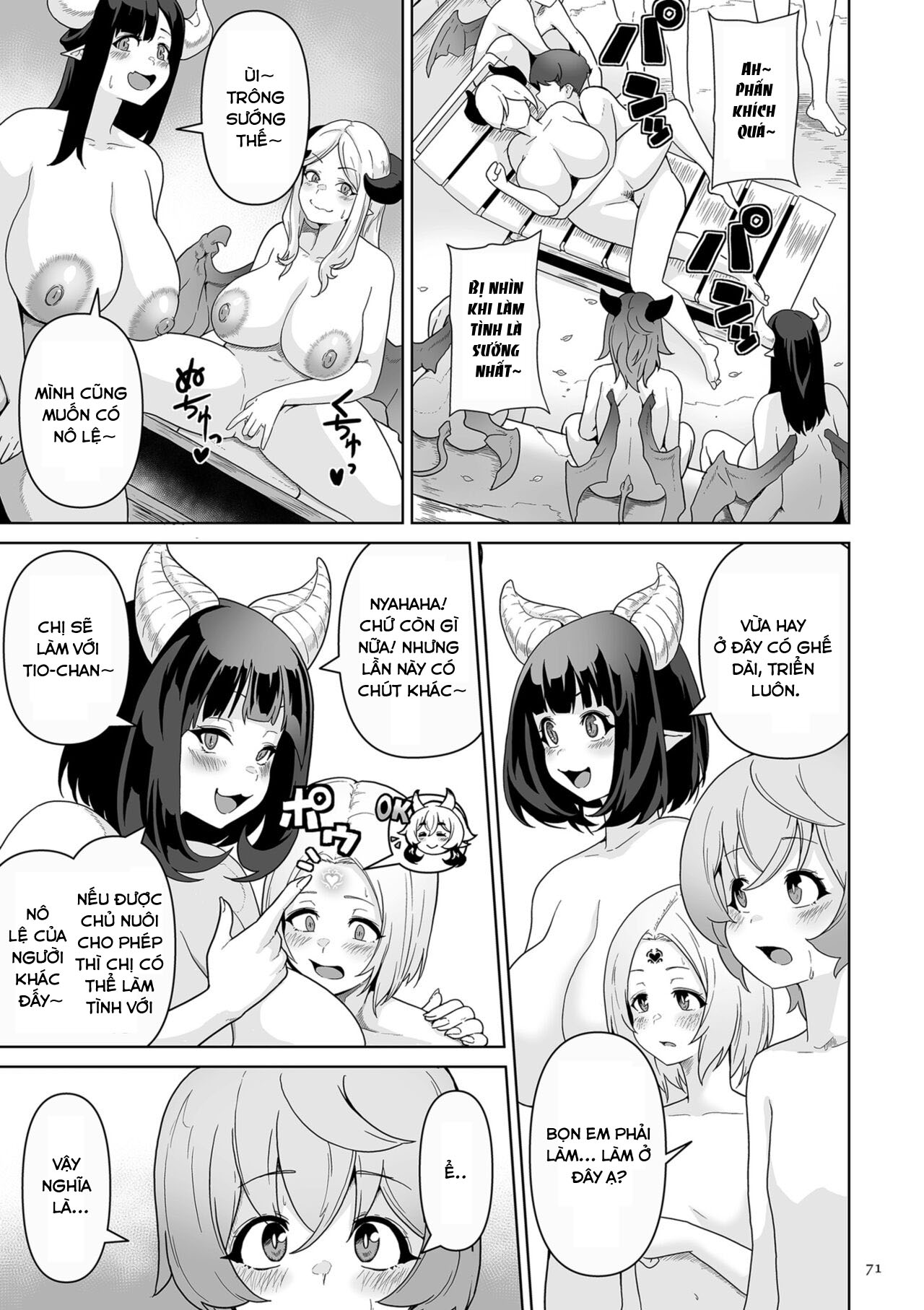 Đọc truyện hentai Vương quốc Succubus thèm bú - Chap 3