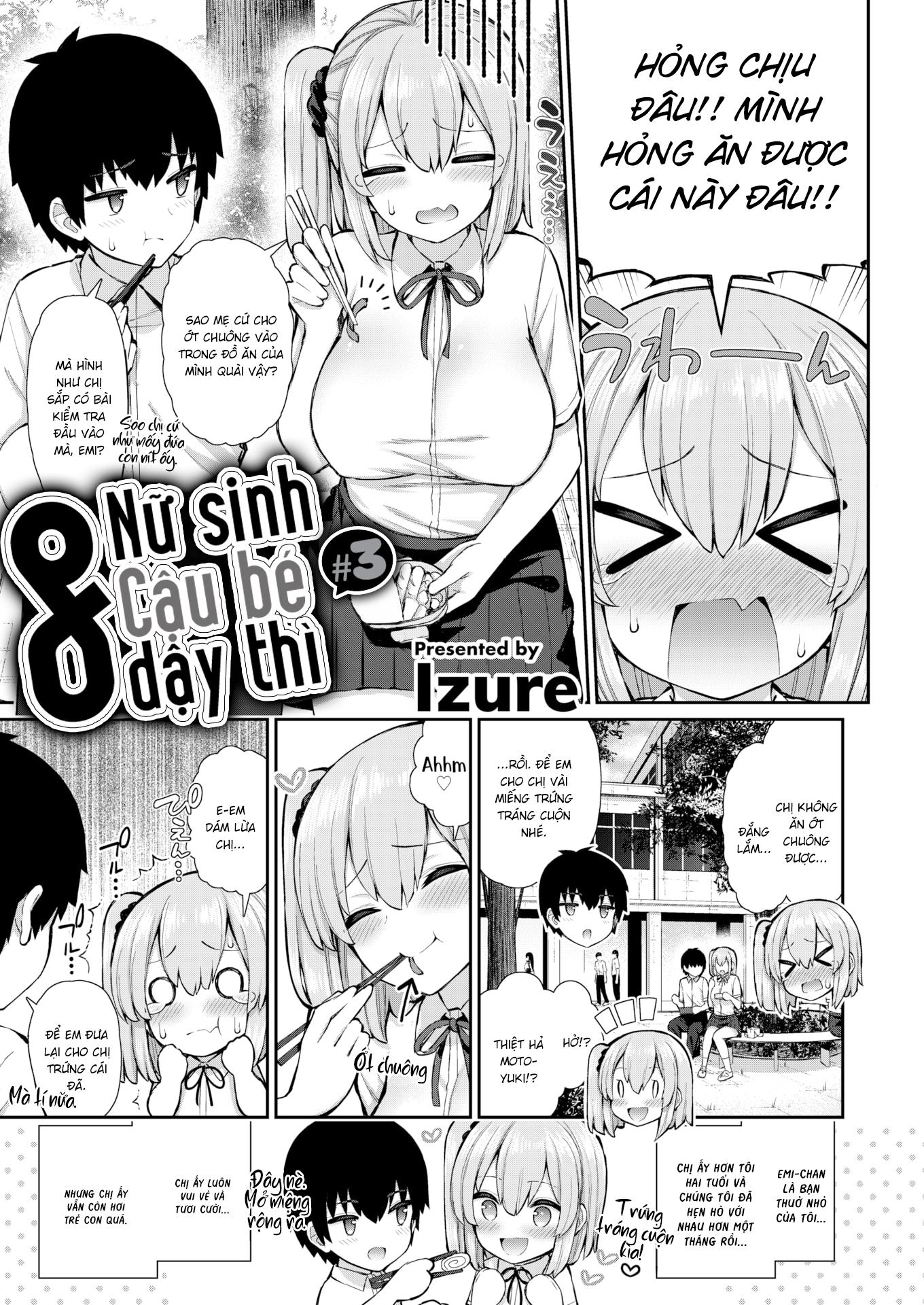 Đọc truyện hentai Nữ Sinh và Cậu Bé Dậy Thì - Chap 3