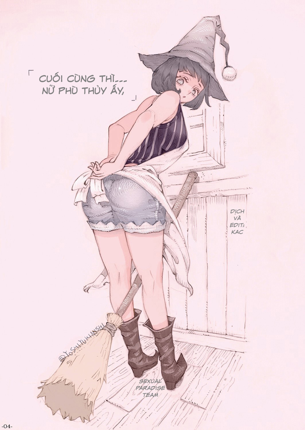 Đọc truyện hentai Chuyện tình cô phù thủy - Chap 1