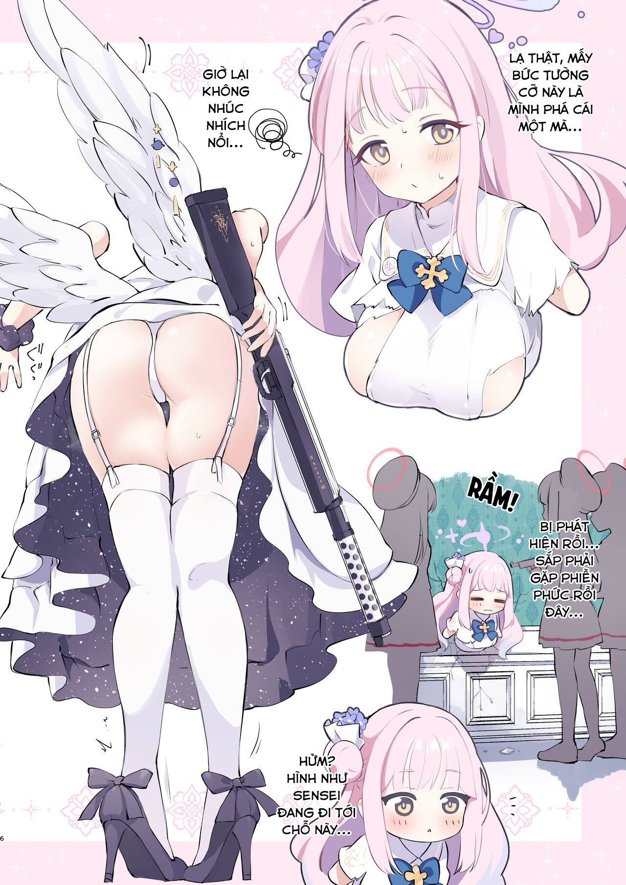 Đọc truyện hentai BluArch Kabeshiri-bu - Oneshot