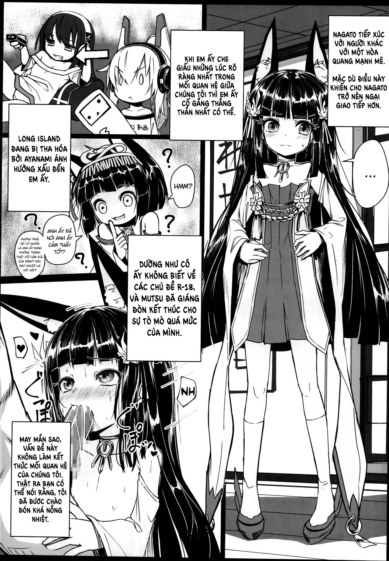 Đọc truyện hentai Yo wa Nagato Juushou (Teokure) no Nagato de Aru - Oneshot