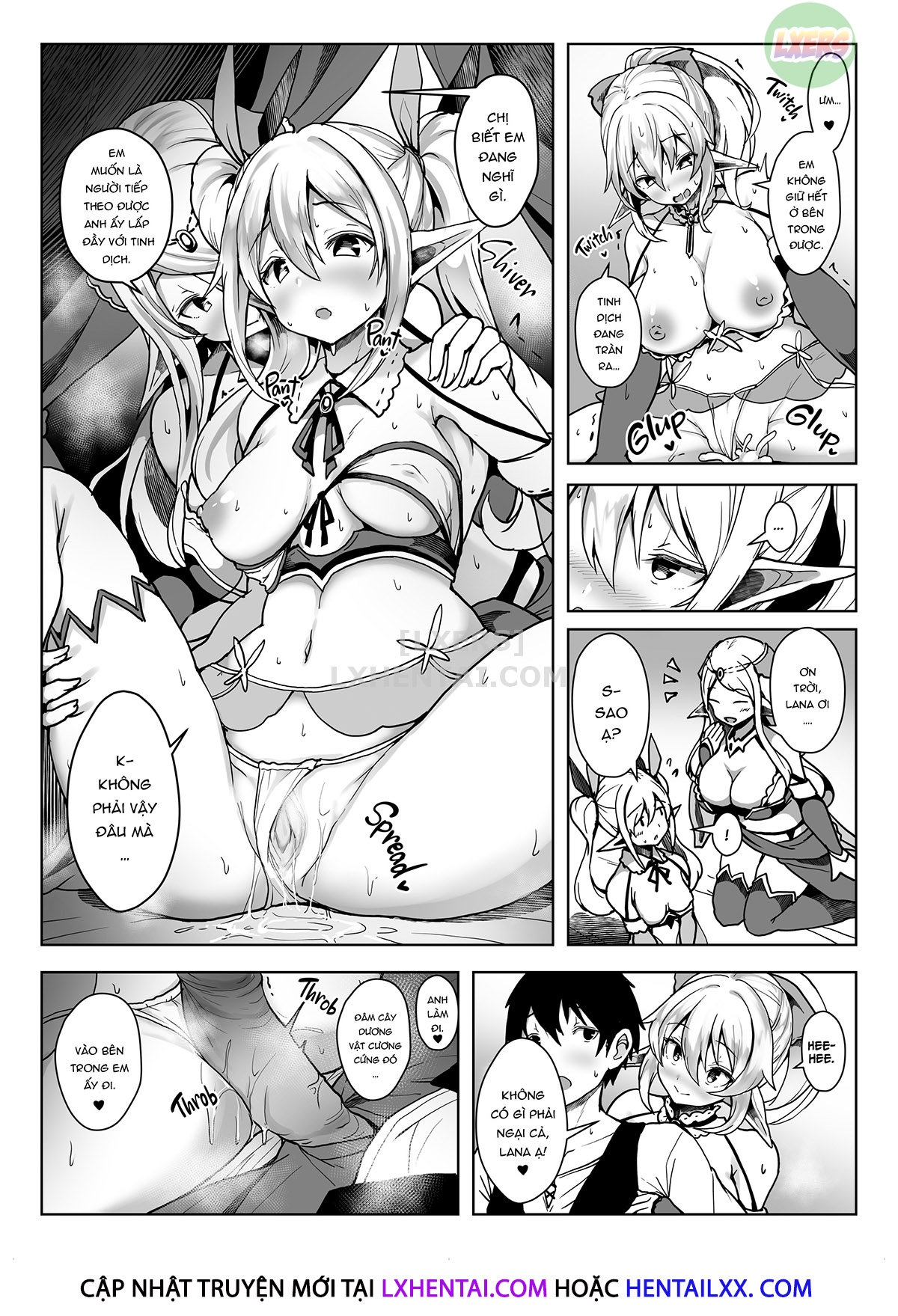 Đọc truyện hentai Elf Harem - Oneshot