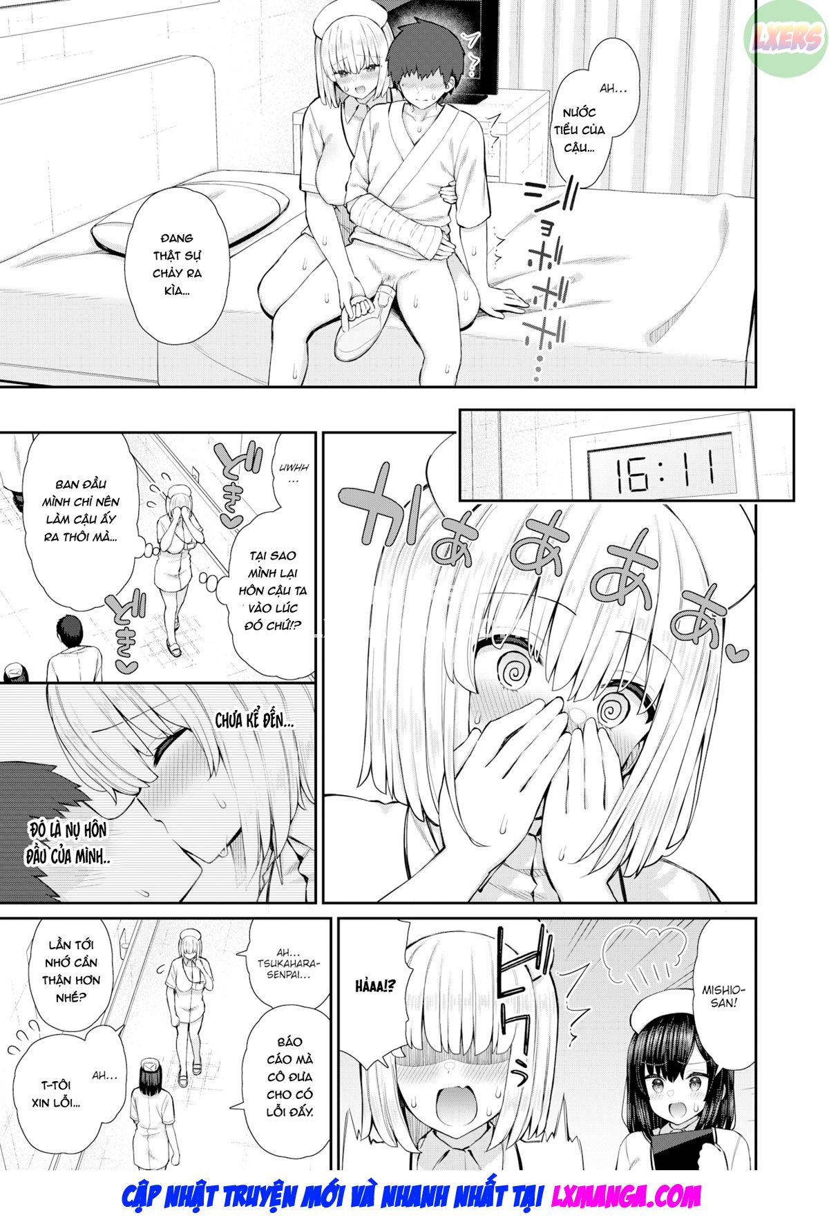 Đọc truyện hentai Trải nghiệm đầu tiên của một Y tá mới vào nghề (Trinh nữ) - Oneshot