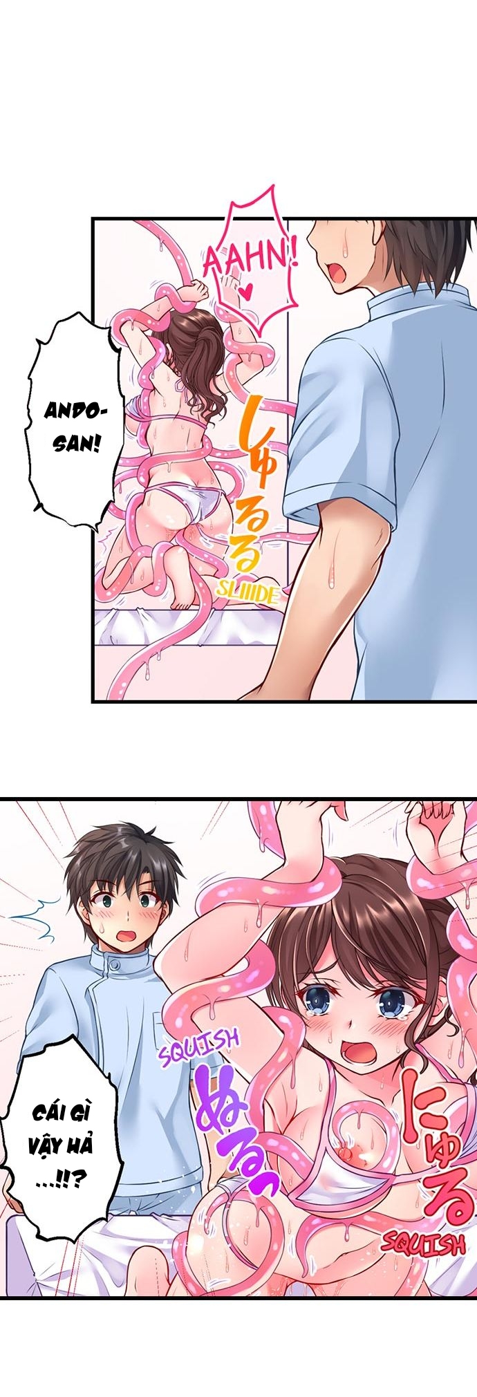 Đọc truyện hentai Tiệm Mát Xa Xúc Tu - Chap 2 - Bị Hấp Diêm Bởi Slime