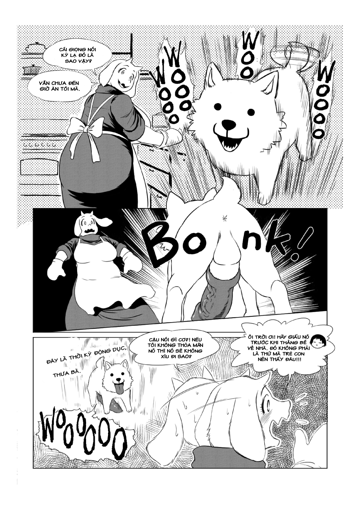 Đọc truyện hentai How About Is My Under Tail? - Oneshot