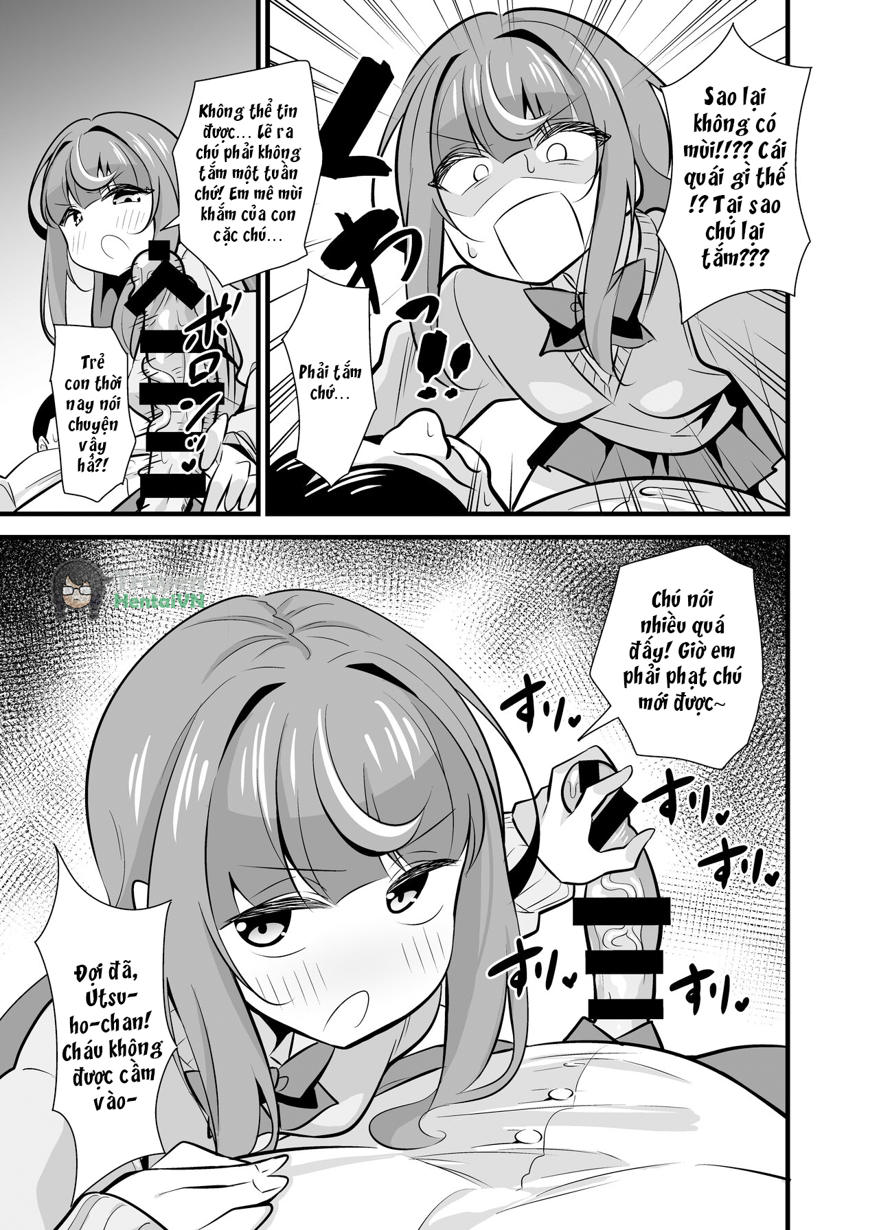 Đọc truyện hentai Oji Saimin 2 Oji-san Fusoku de Hatsujouki ga Tomaranai Meikko no Nonstop Semen Shiboritori Gyaku Rape - Oneshot