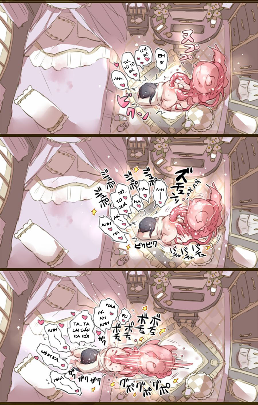 Đọc truyện hentai Ouchi de Yaru Koto Nai node Shokushu Shoukan Shite Ecchi ni Fukeru Mahou Shoujo - Oneshot