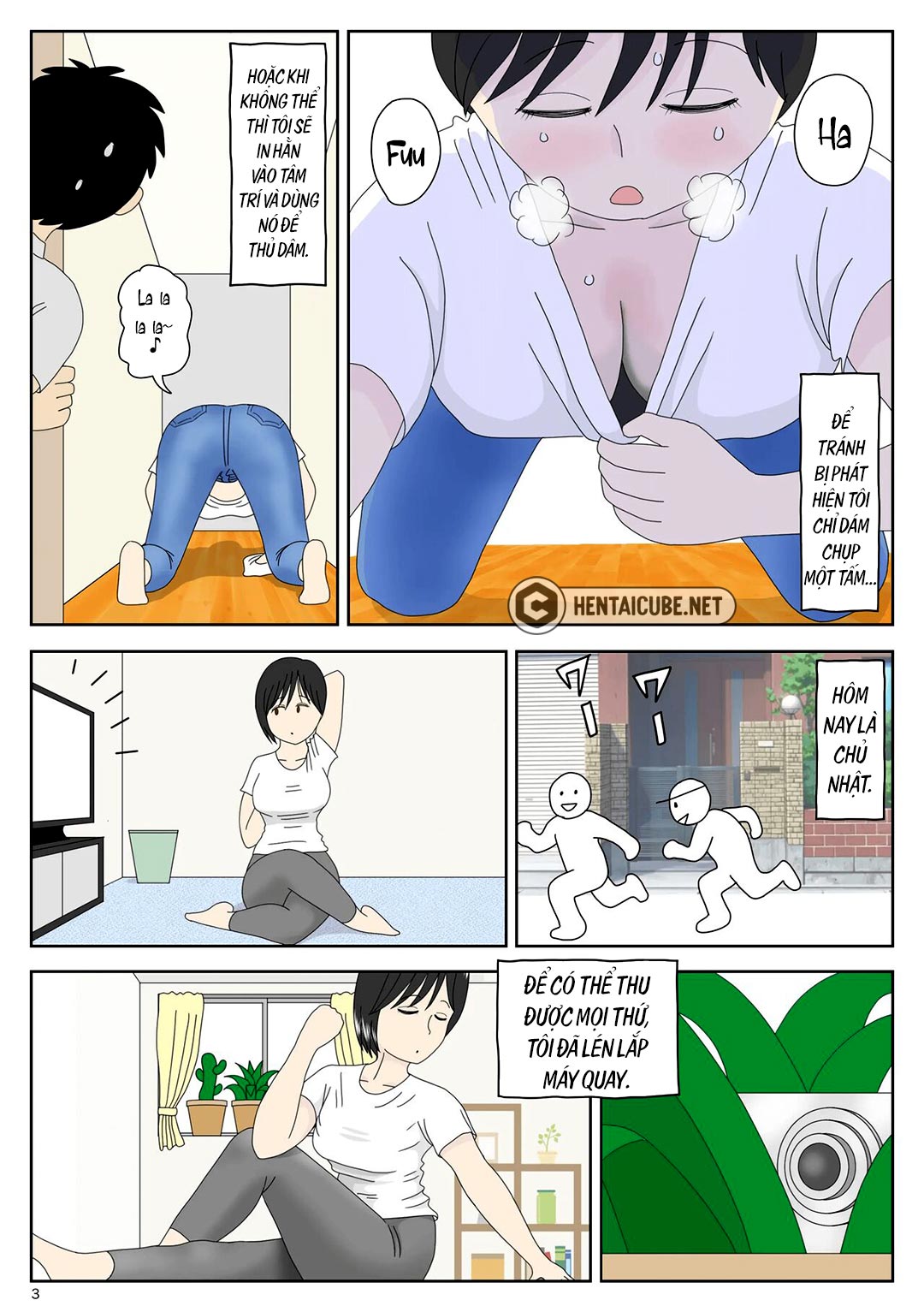 Đọc truyện hentai Bị mẹ phát hiện đang rình trộm thủ dâm - Chap 1
