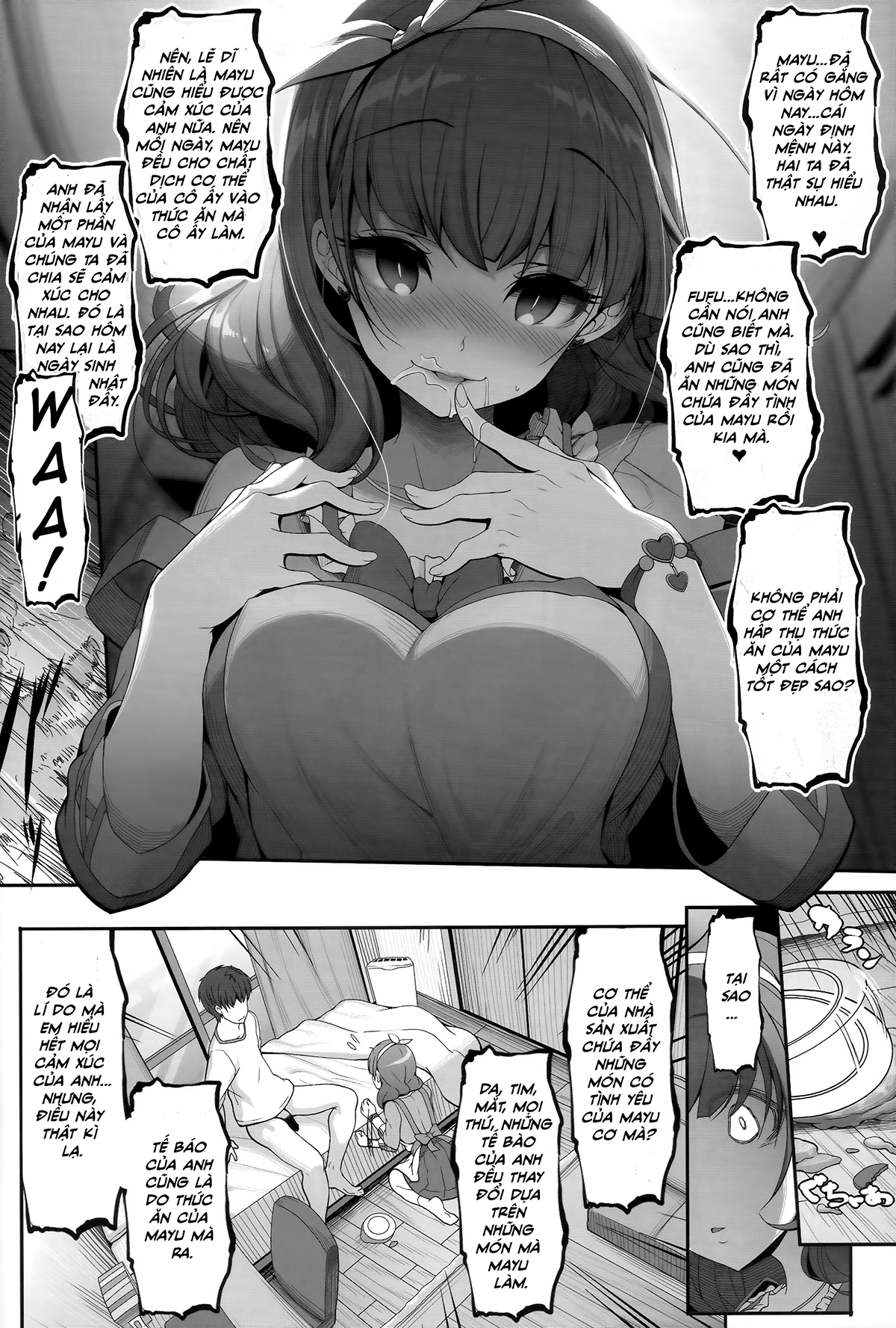 Đọc truyện hentai Gochisousama Wa Kikoenai - Oneshot