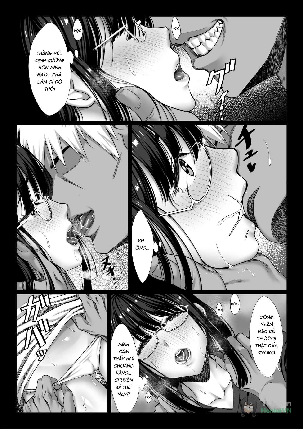 Đọc truyện hentai Jimi na Hitozuma ga Toshishita Chinpo de Maso Ochi suru Hanashi - Oneshot