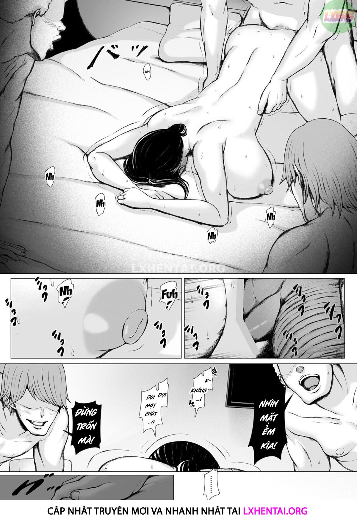 Đọc truyện hentai Hahagui Ottori Okaasan ga Toshishita Yarichin ni Nerawareru Toki - Chap 3A
