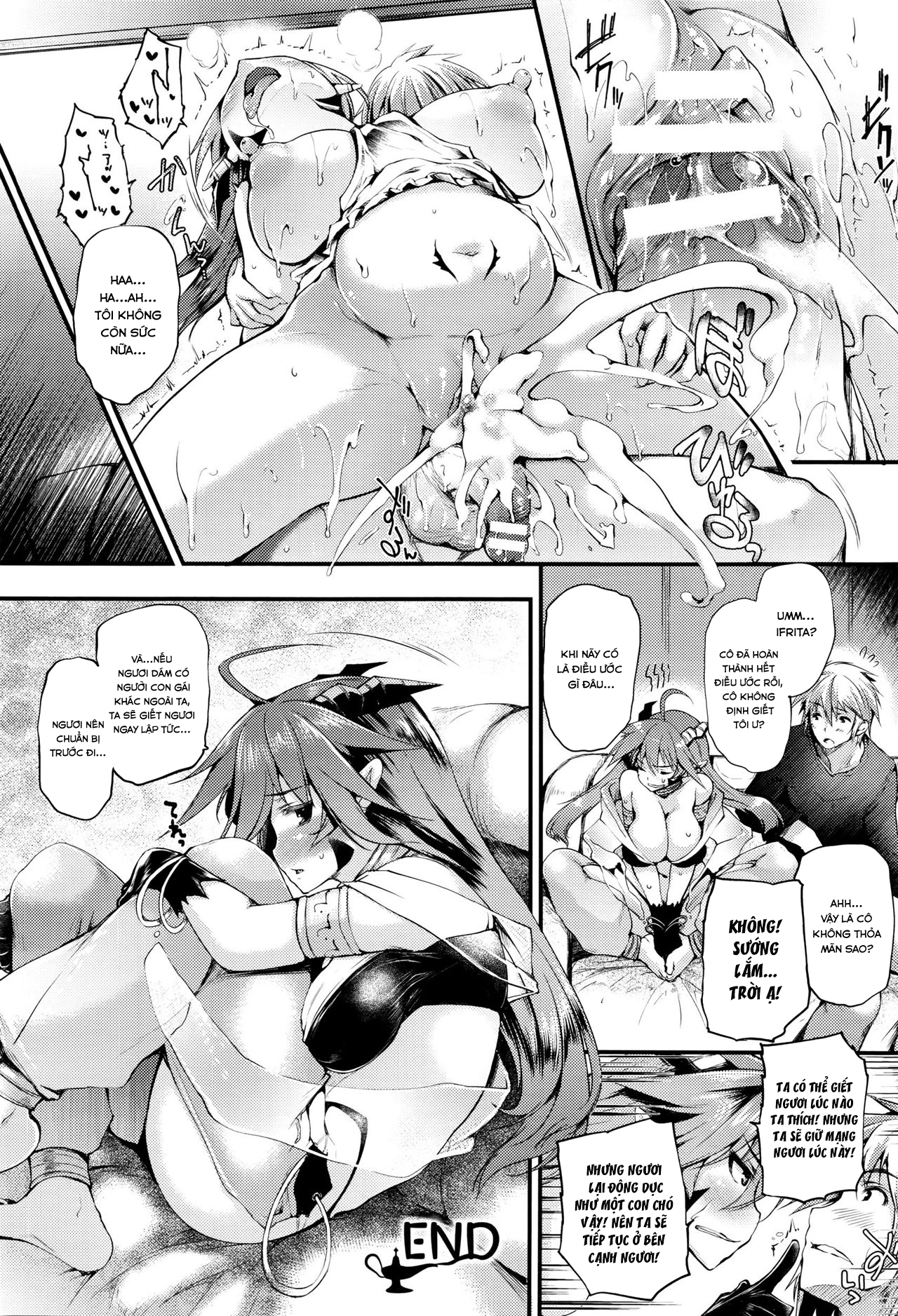 Đọc truyện hentai Majin wa Negai o Kanaetasou ni Kochira o Miteiru - Oneshot