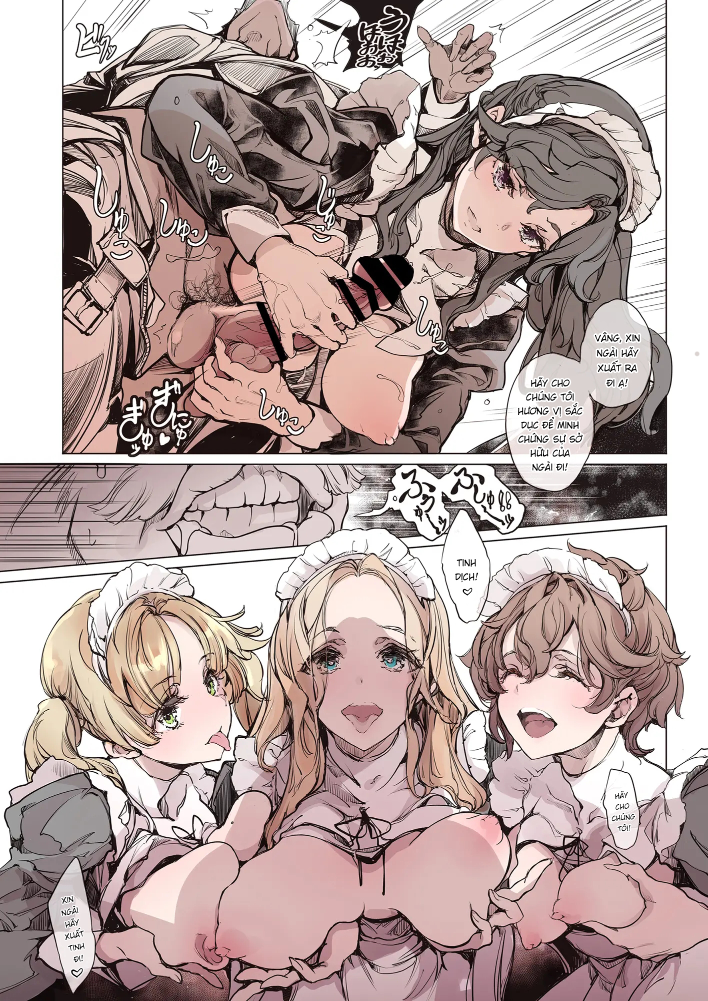 Đọc truyện hentai Dinh thự hầu gái Beatrice - Nửa đầu