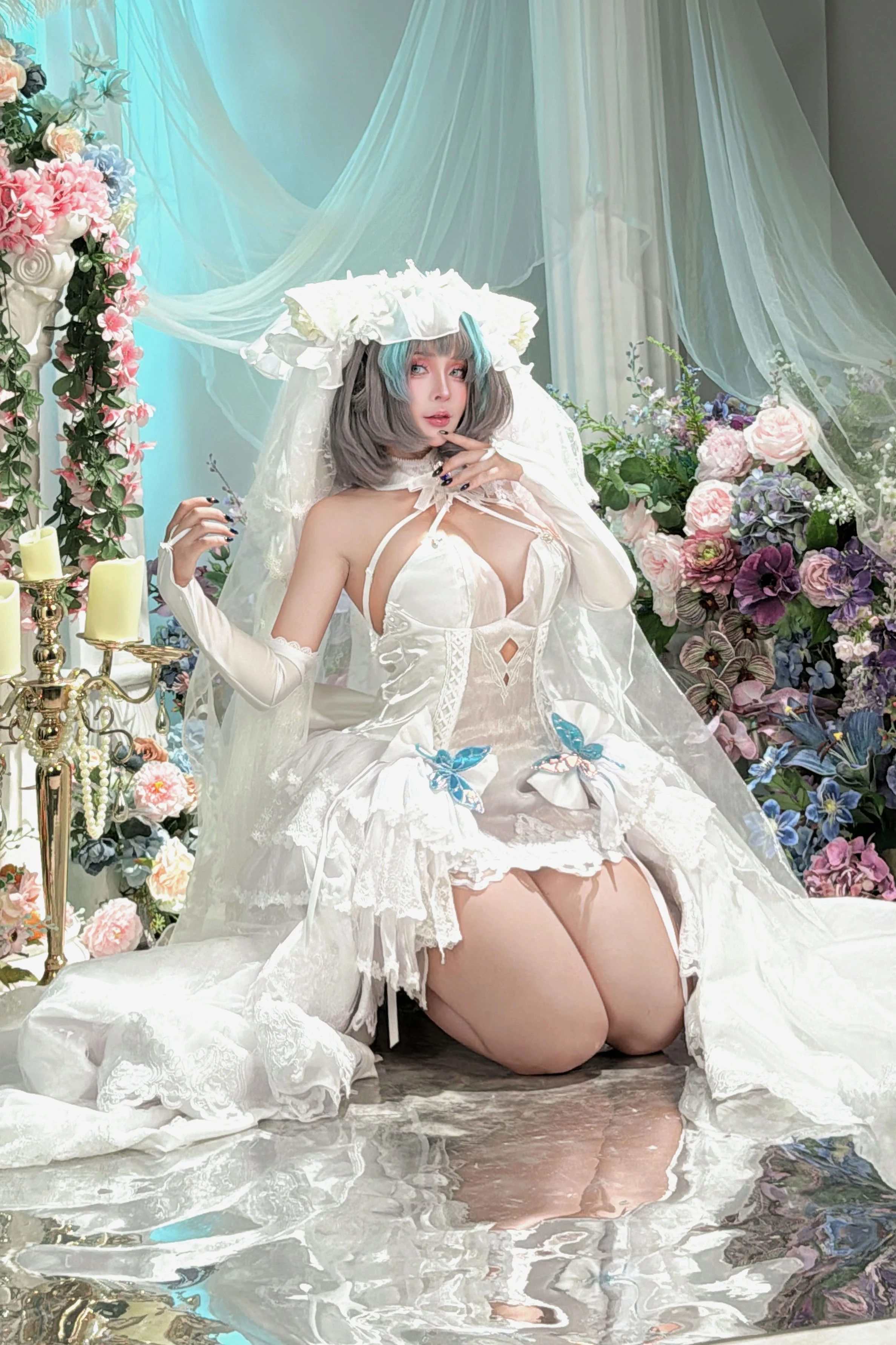 Đọc truyện hentai Tuyển tập Albums siêu phẩm Cosplay - Chap 1416 - Sayo Momo - Bride Cheshire